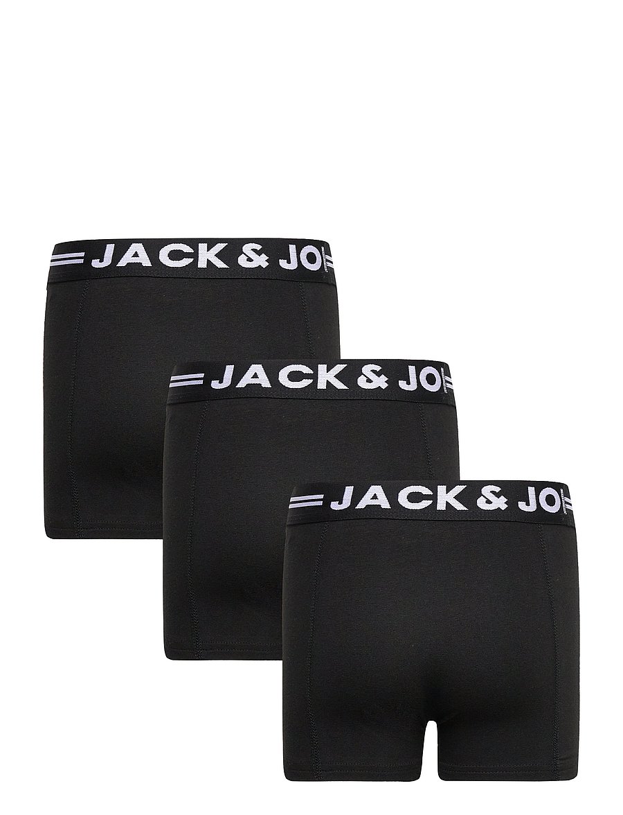 Jack & Jones - SENSE TRUNKS 3-PACK NOOS JNR - unterhosen - black - 4