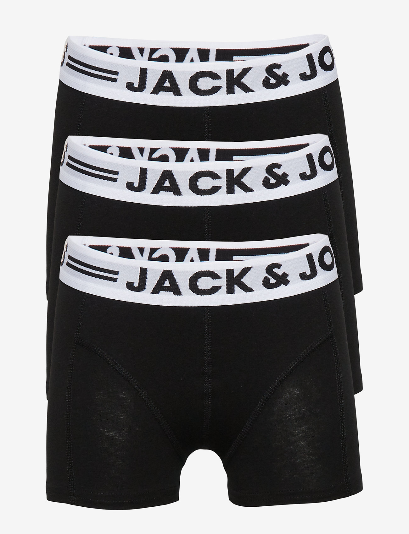 Jack & Jones - SENSE TRUNKS 3-PACK NOOS JNR - underdele - black - 0