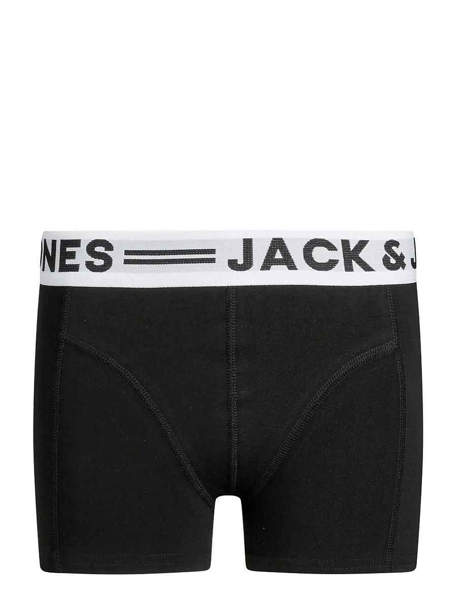 Jack & Jones - SENSE TRUNKS 3-PACK NOOS JNR - kalsonger - light grey melange - 2