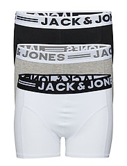Jack & Jones - SENSE TRUNKS 3-PACK NOOS JNR - sous-vêtements pour hommes - light grey melange - 3