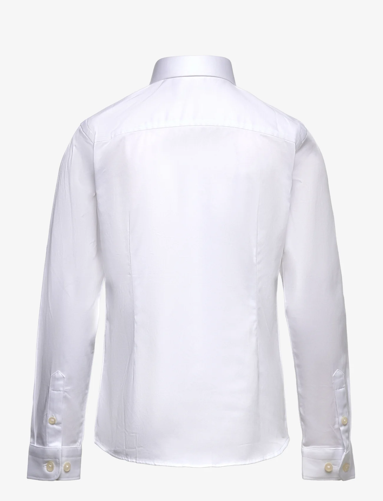 Jack & Jones - JPRPARMA SHIRT L/S NOOS JNR - långärmade skjortor - white - 1