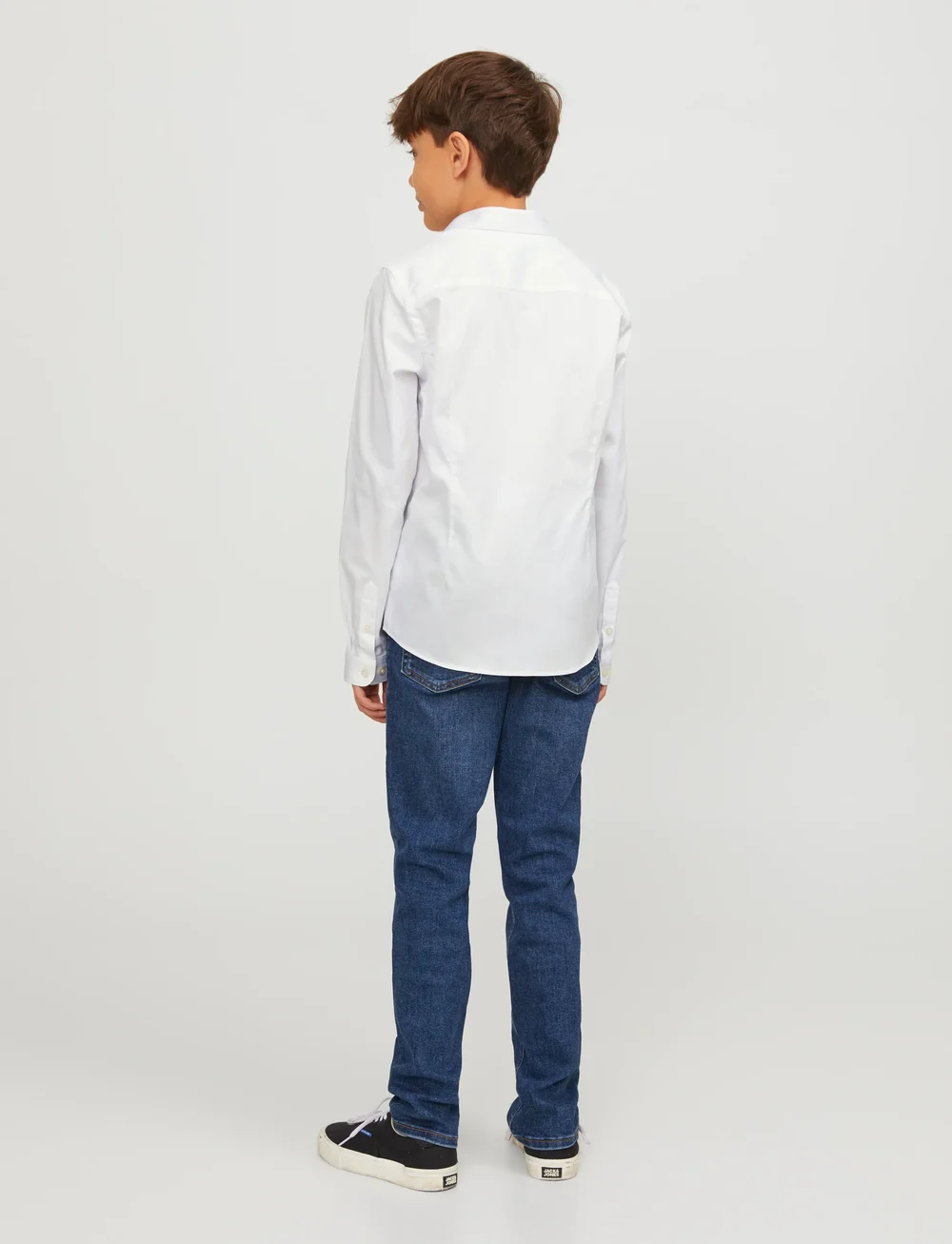 Jack & Jones - JPRPARMA SHIRT L/S NOOS JNR - langærmede skjorter - white - 3