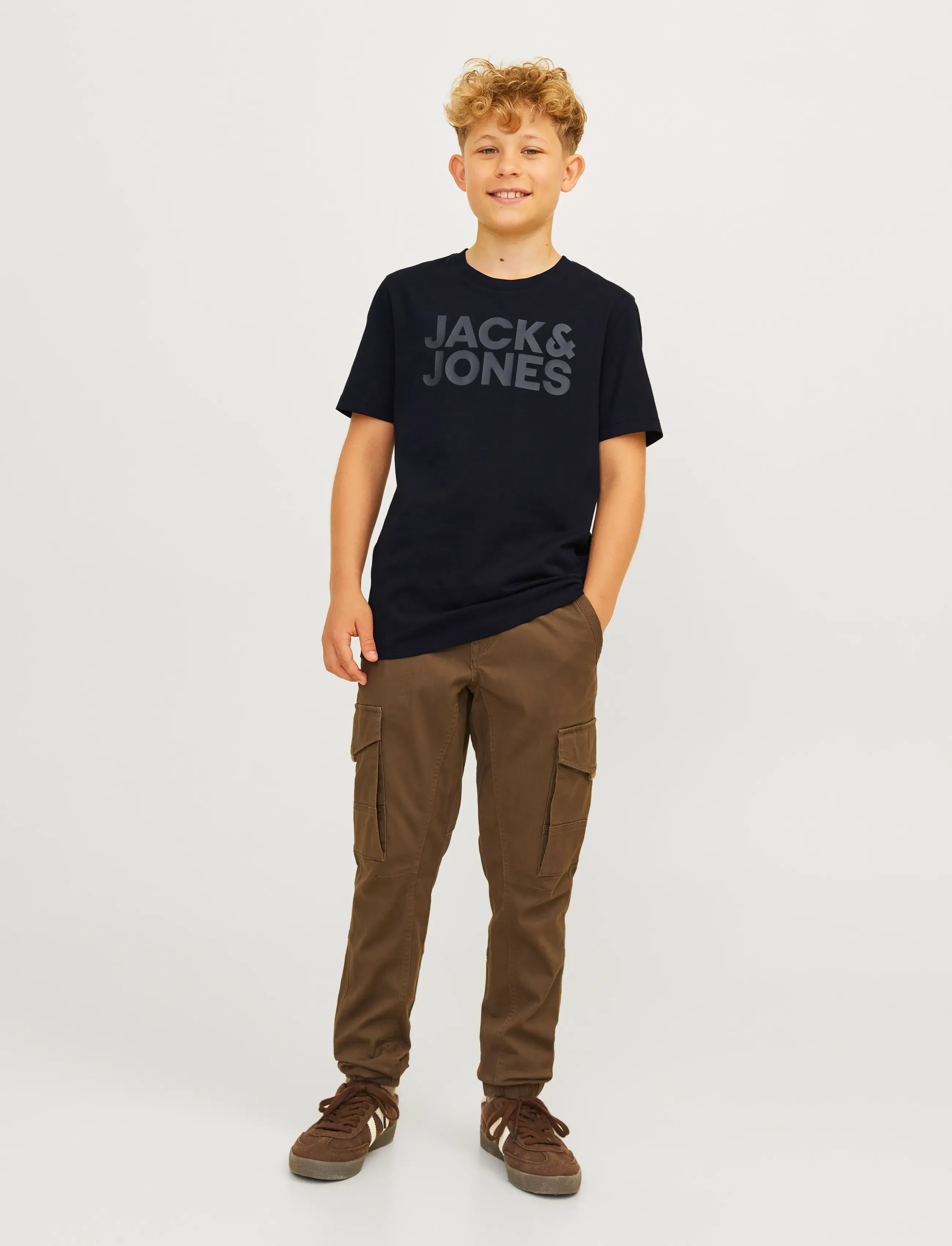 Jack & Jones - JJECORP LOGO TEE SS O-NECK NOOS JNR - marškinėliai trumpomis rankovėmis - black - 4