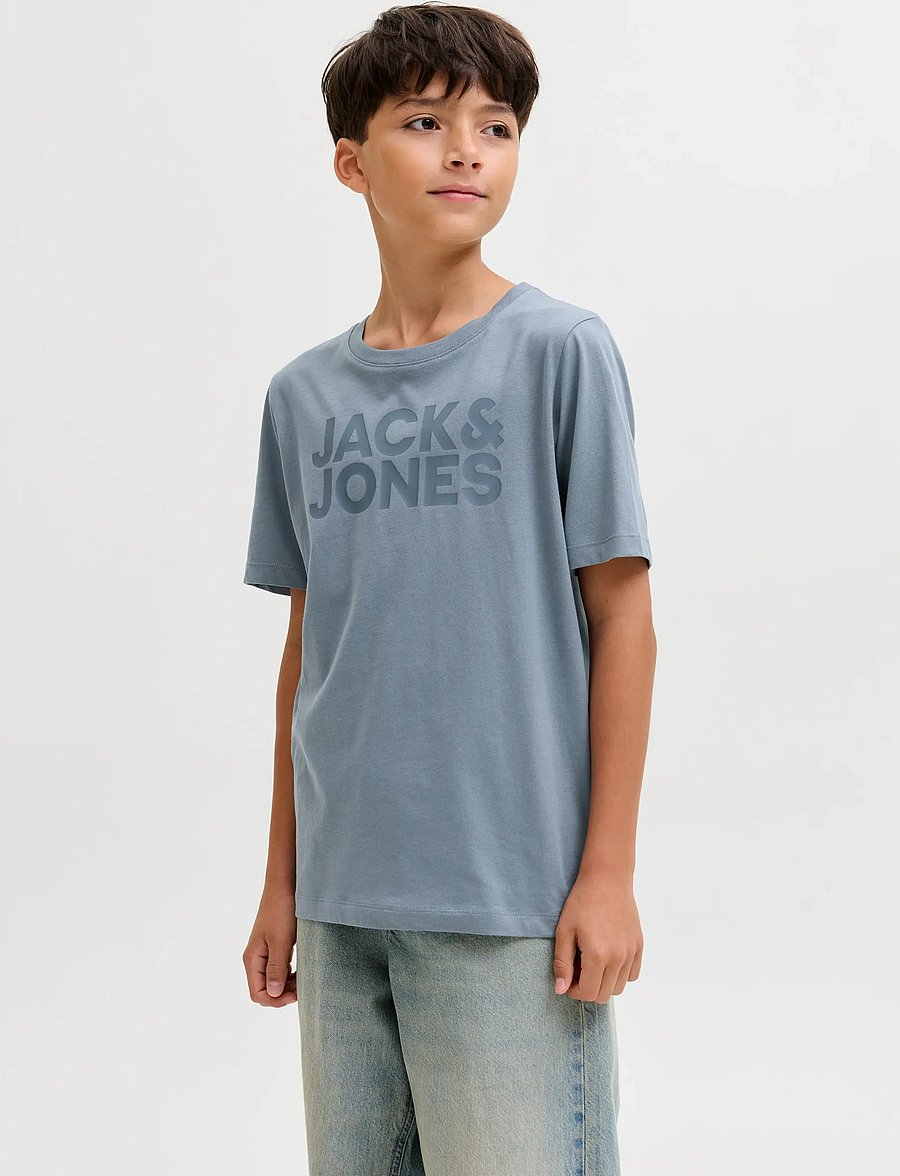 Jack & Jones - JJECORP LOGO TEE SS O-NECK NOOS JNR - kurzärmelige - blue mirage - 0