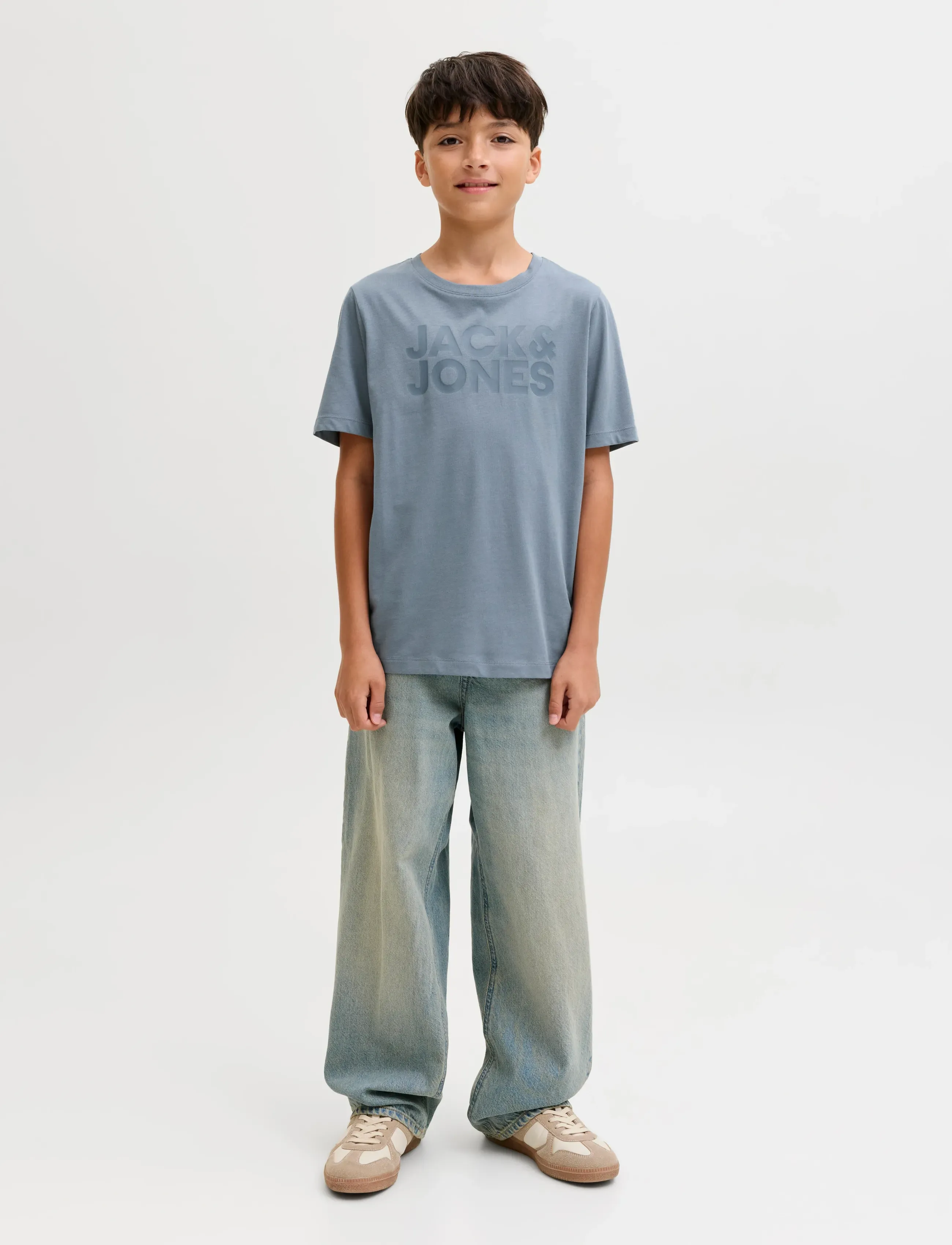 Jack & Jones - JJECORP LOGO TEE SS O-NECK NOOS JNR - kortærmede t-shirts - blue mirage - 3