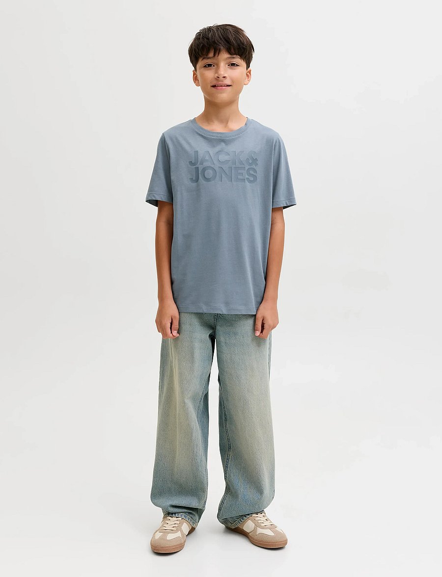 Jack & Jones - JJECORP LOGO TEE SS O-NECK NOOS JNR - kurzärmelige - blue mirage - 3