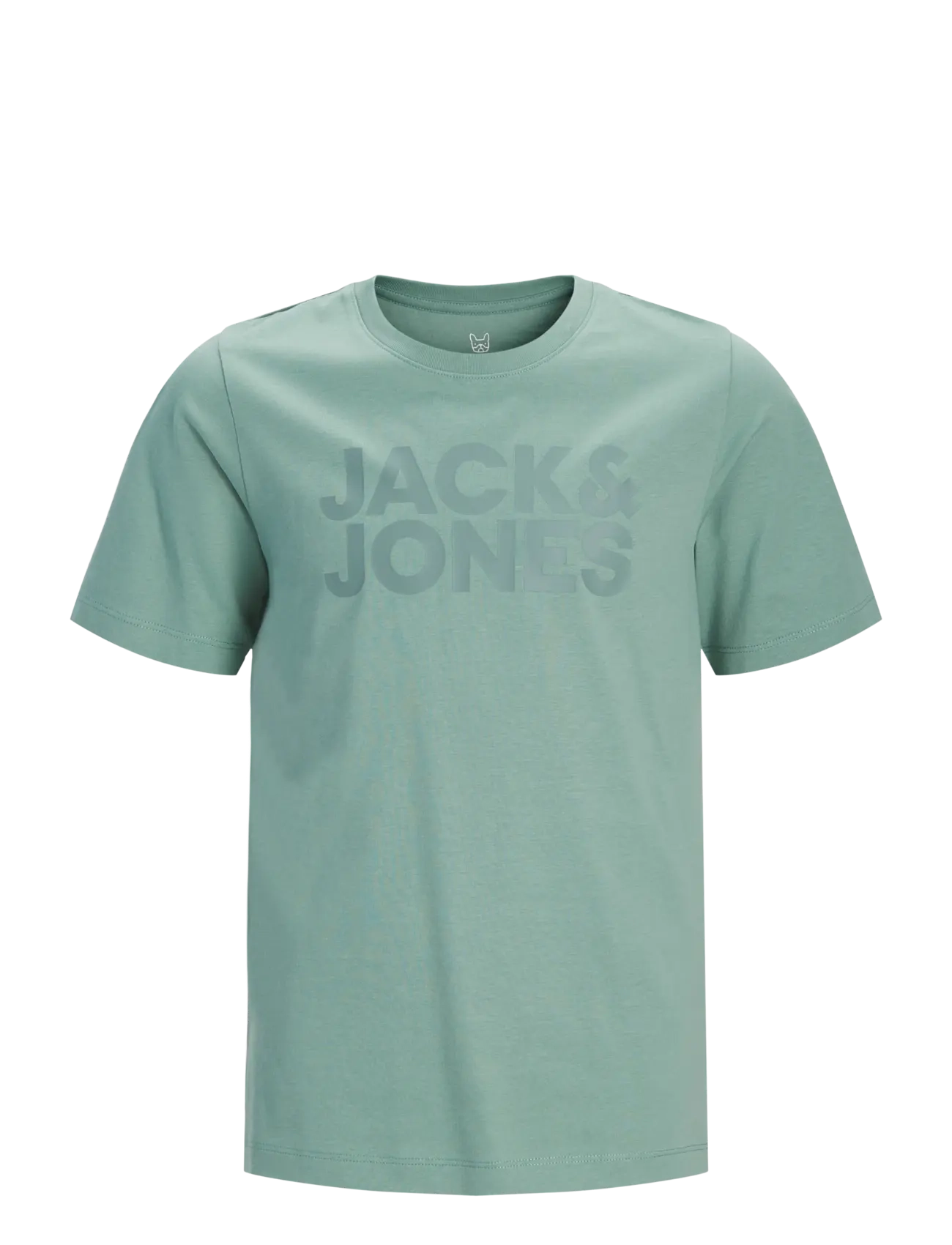 Jack & Jones JJECORP LOGO TEE SS O-NECK NOOS JNR - Pluusid - MINERAL BLUE / green