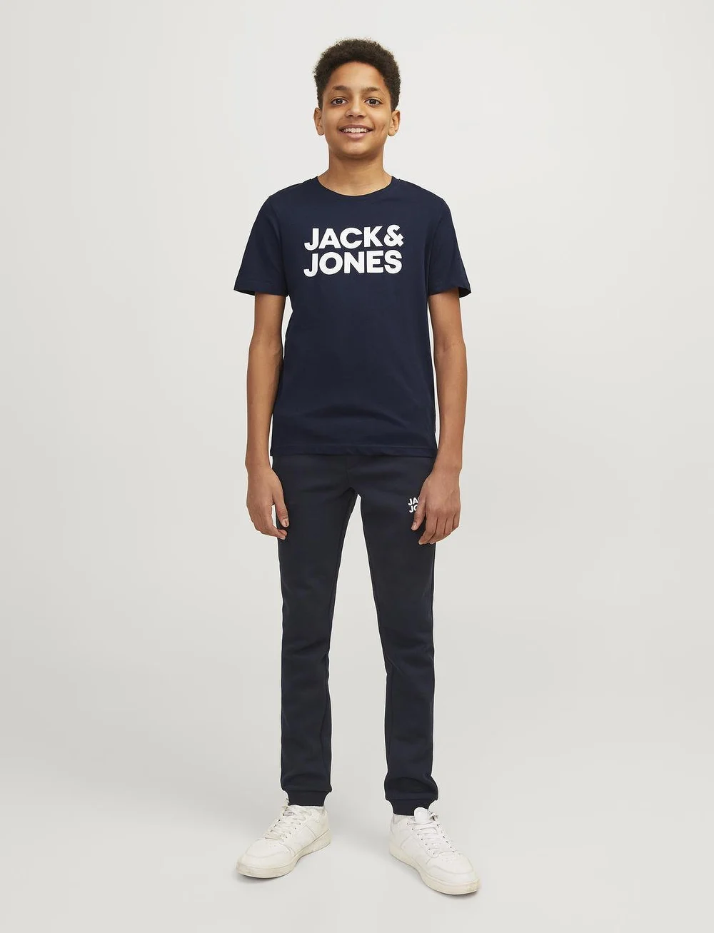 Jack & Jones - JJECORP LOGO TEE SS O-NECK NOOS JNR - kurzärmelige - navy blazer - 5