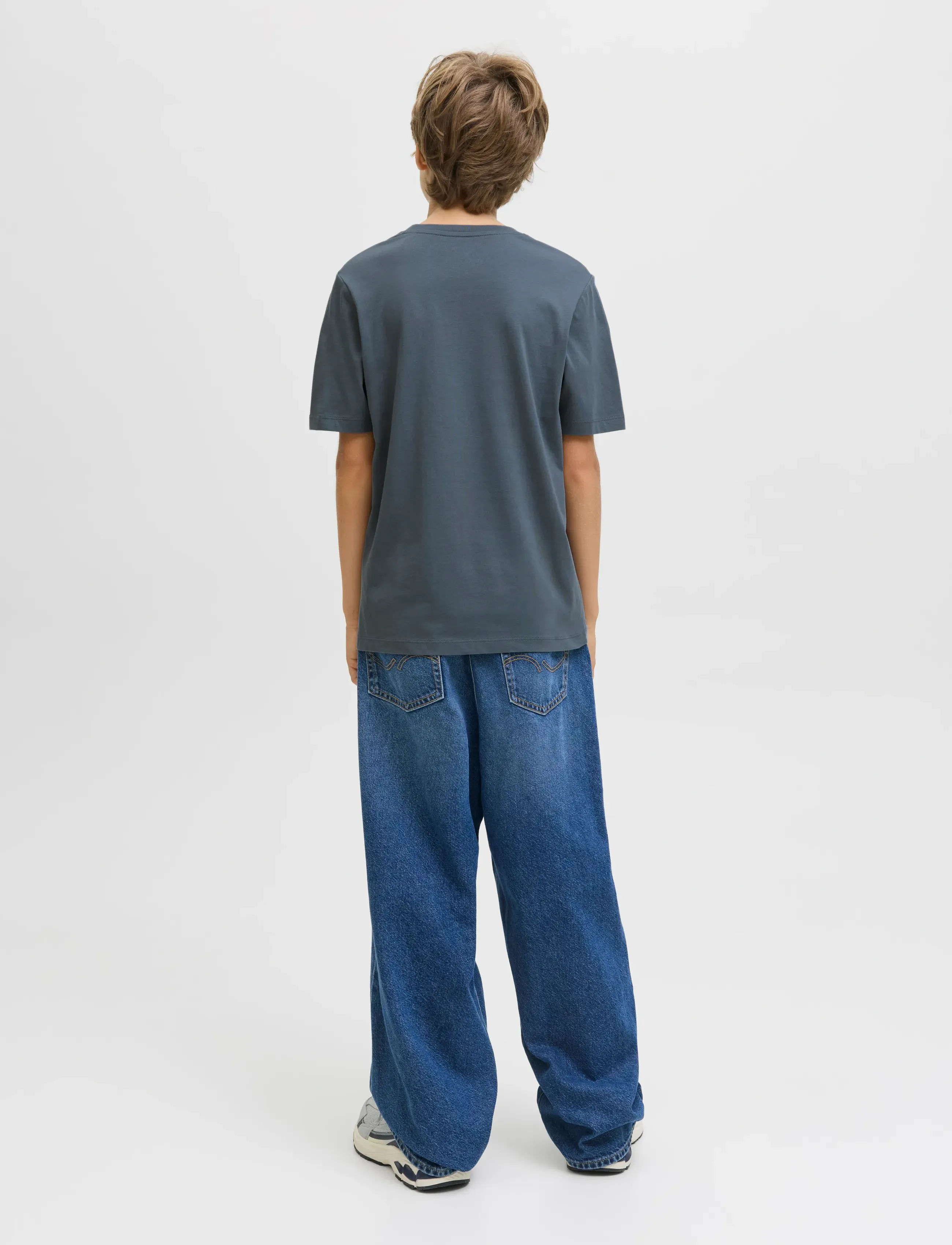 Jack & Jones - JJECORP LOGO TEE SS O-NECK NOOS JNR - kortærmede t-shirts - stormy weather - 2