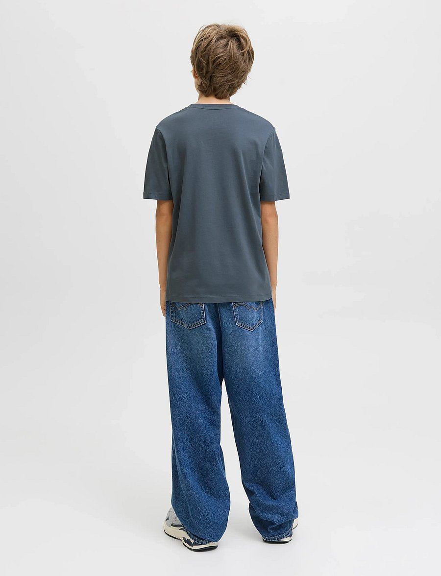 Jack & Jones - JJECORP LOGO TEE SS O-NECK NOOS JNR - kurzärmelige - stormy weather - 2