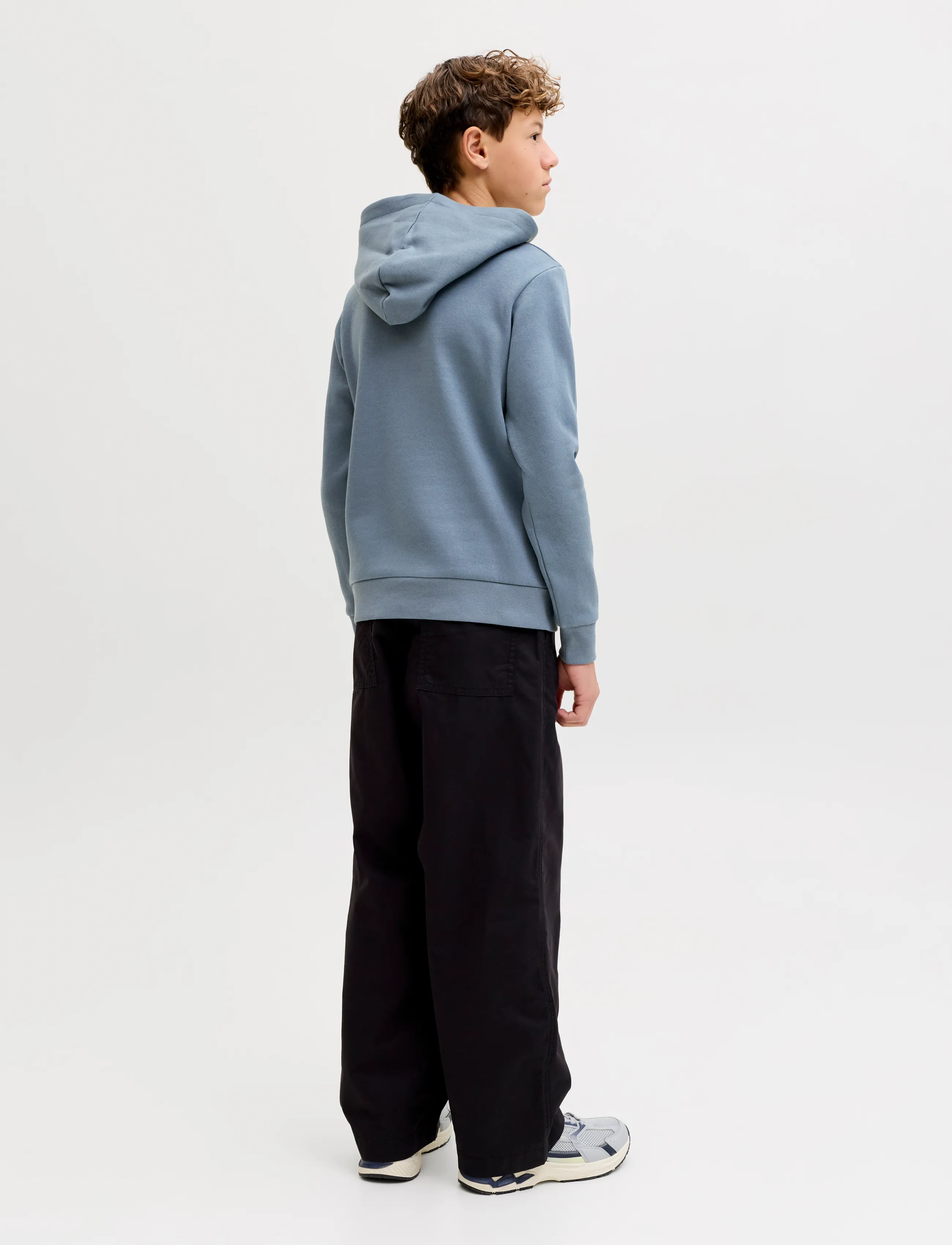 Jack & Jones - JJECORP LOGO SWEAT HOOD NOOS JNR - kapuzenpullover - blue mirage - 3
