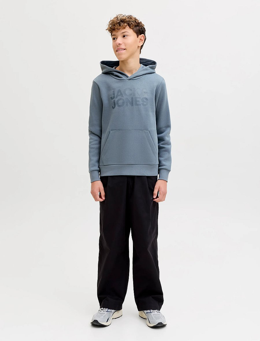 Jack & Jones - JJECORP LOGO SWEAT HOOD NOOS JNR - kapuzenpullover - blue mirage - 4