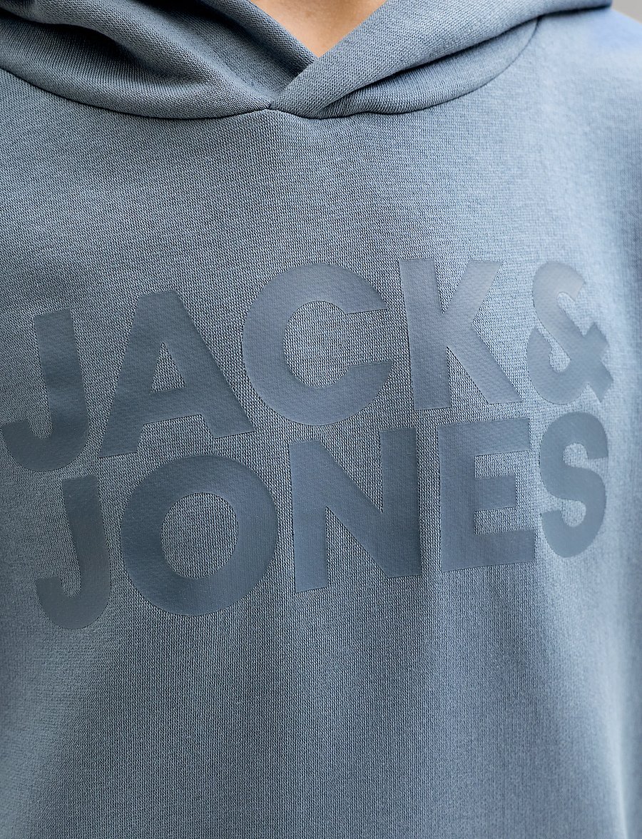 Jack & Jones - JJECORP LOGO SWEAT HOOD NOOS JNR - kapuzenpullover - blue mirage - 5