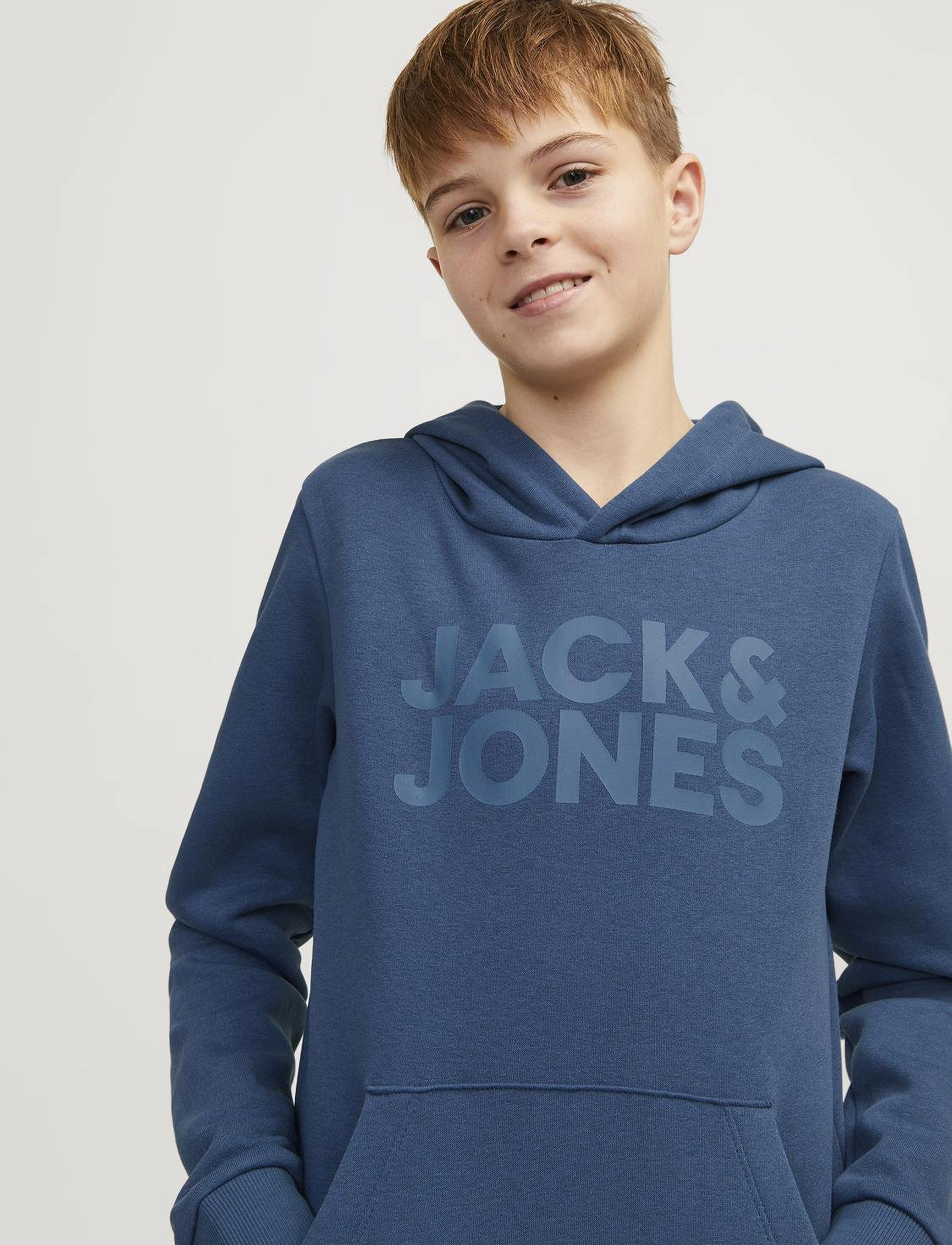 Jack & Jones - JJECORP LOGO SWEAT HOOD NOOS JNR - kapuzenpullover - ensign blue - 3