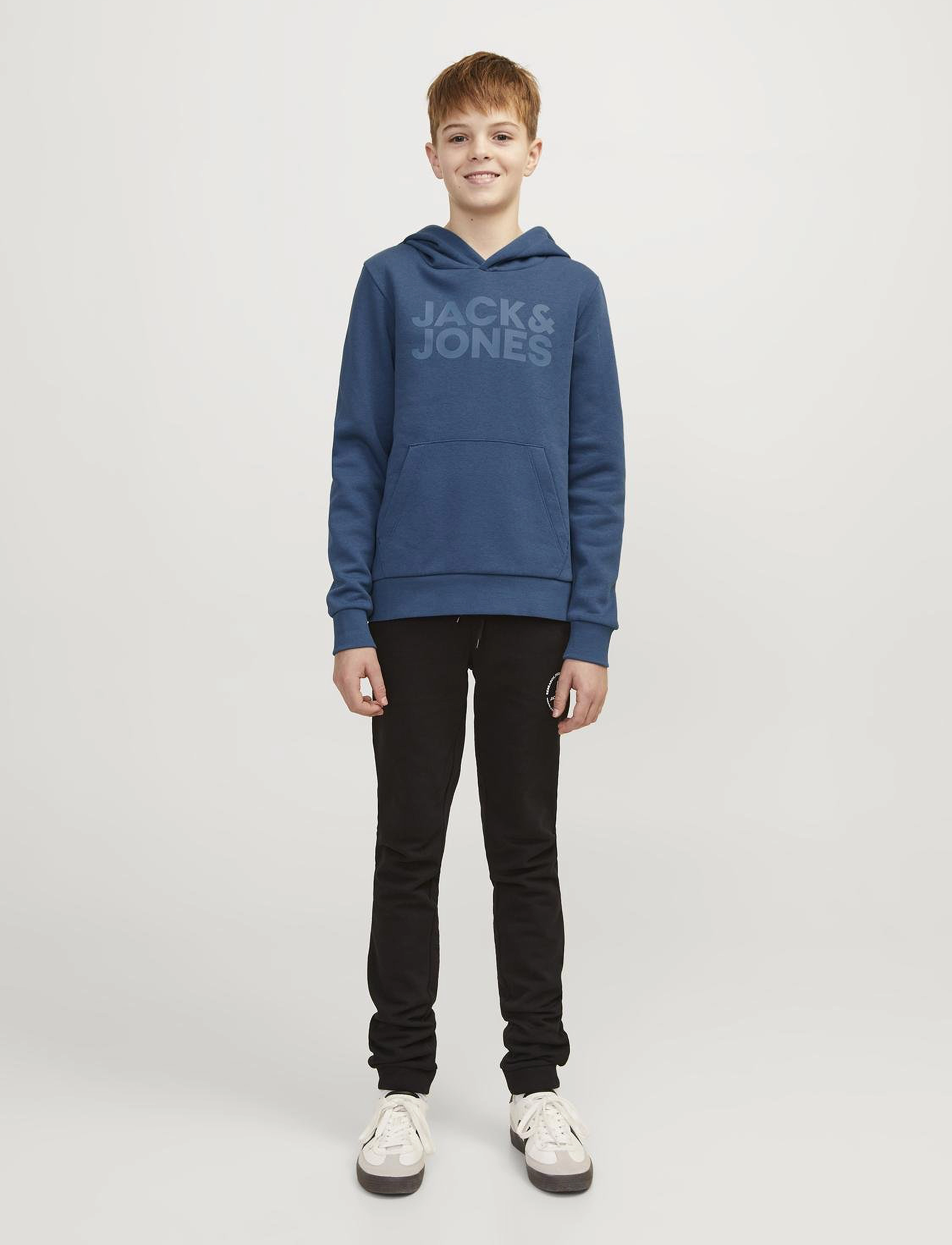 Jack & Jones - JJECORP LOGO SWEAT HOOD NOOS JNR - kapuzenpullover - ensign blue - 4