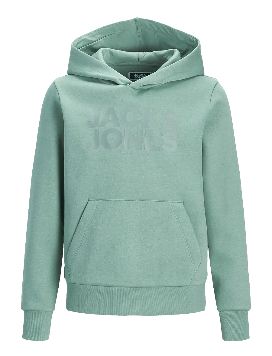Jack & Jones - JJECORP LOGO SWEAT HOOD NOOS JNR - hættetrøjer - mineral blue - 1