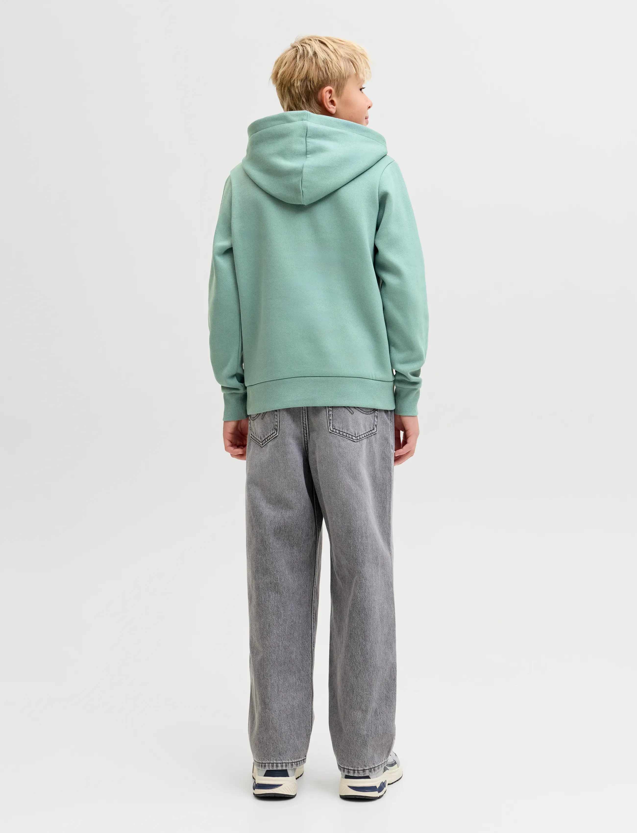 Jack & Jones - JJECORP LOGO SWEAT HOOD NOOS JNR - hættetrøjer - mineral blue - 2