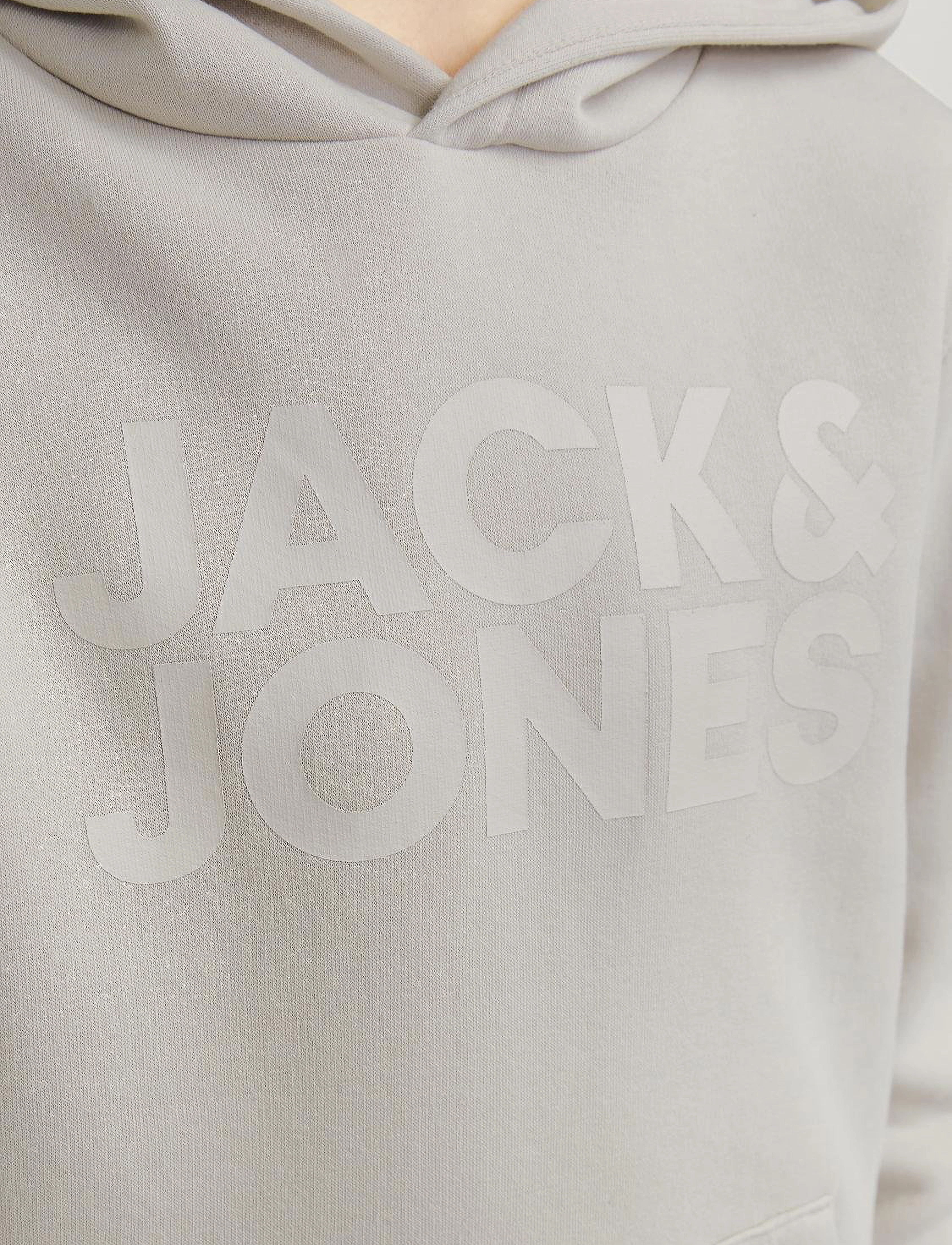 Jack & Jones - JJECORP LOGO SWEAT HOOD NOOS JNR - kapuzenpullover - moonbeam - 5