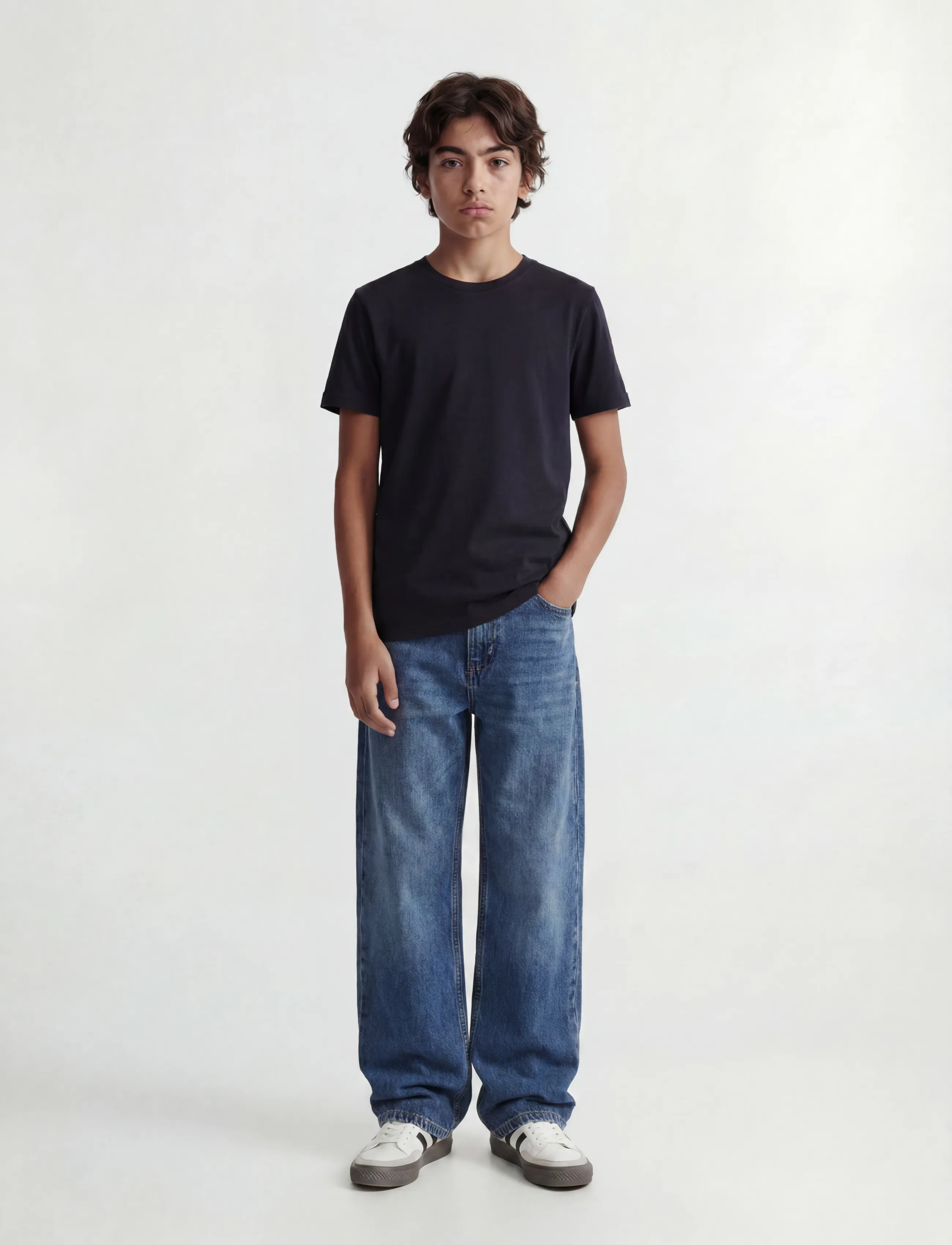 Jack & Jones - JJEORGANIC BASIC TEE SS O-NECK NOOS JNR - lühikeste varrukatega t-särgid - black - 4
