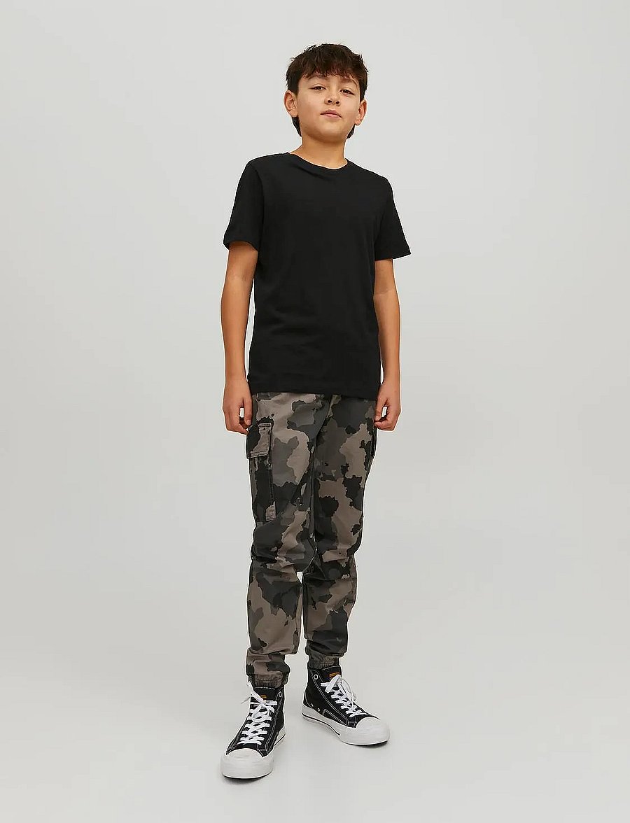 Jack & Jones - JJEORGANIC BASIC TEE SS O-NECK NOOS JNR - lühikeste varrukatega t-särgid - black - 5