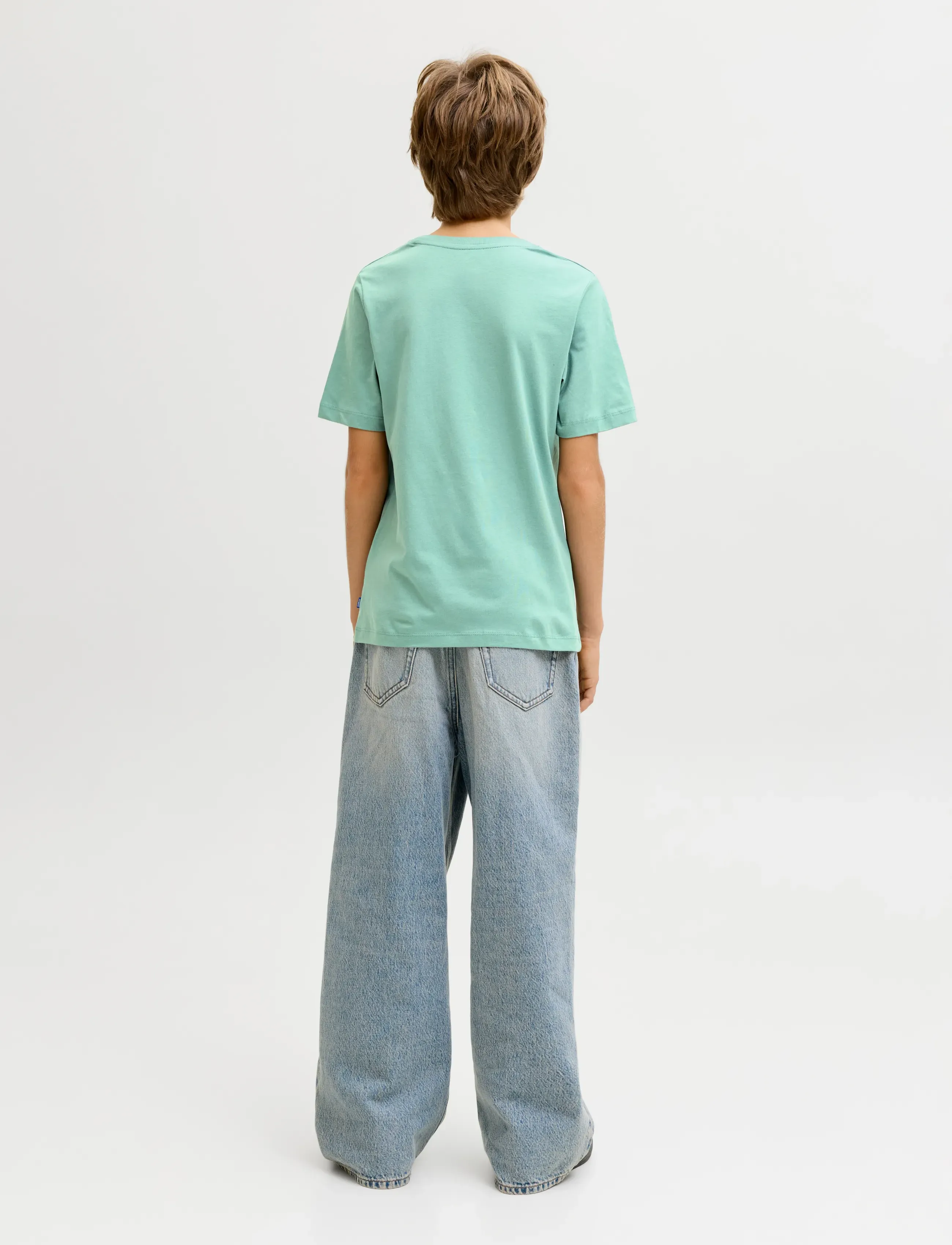 Jack & Jones - JJEORGANIC BASIC TEE SS O-NECK NOOS JNR - short-sleeved t-shirts - mineral blue - 2
