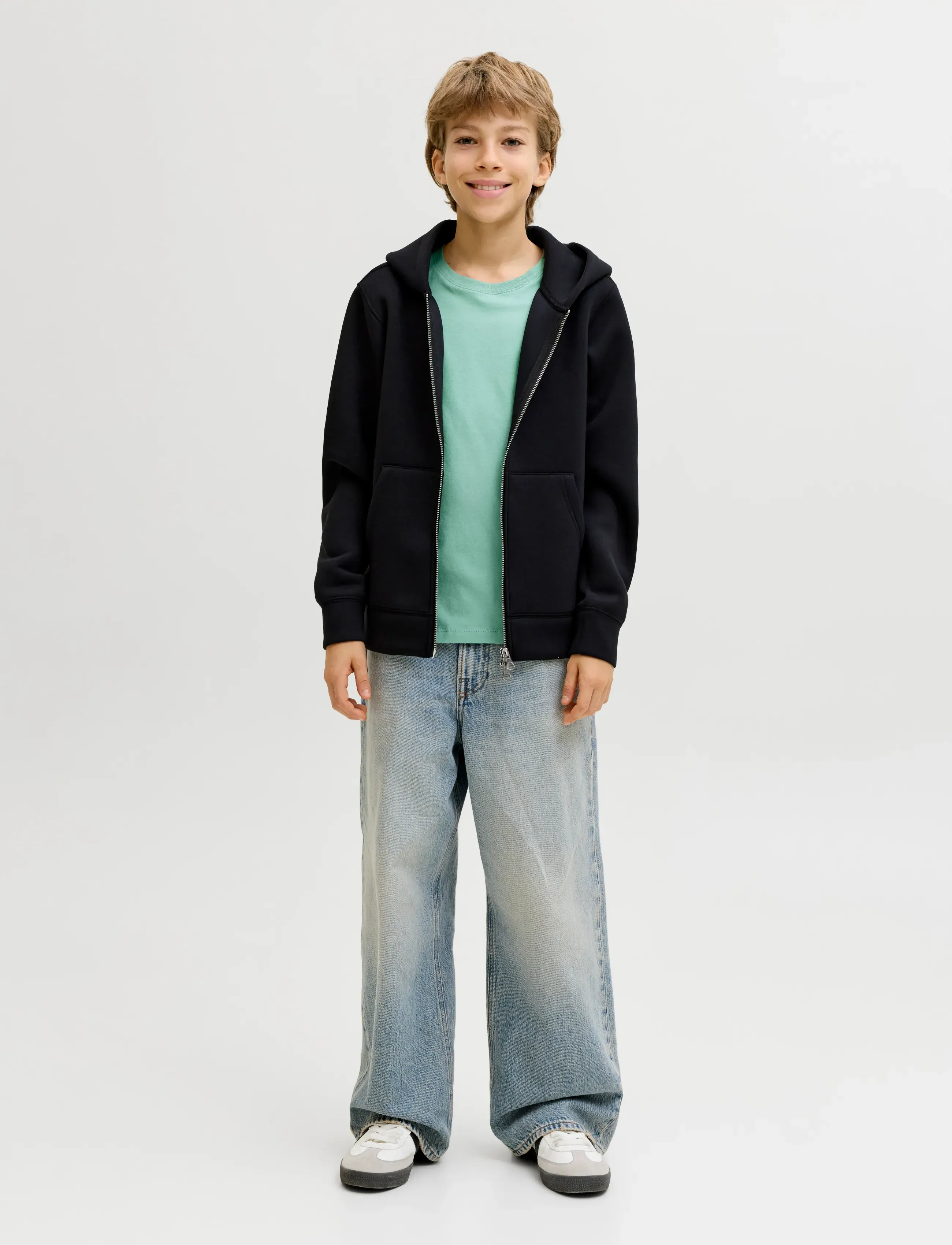 Jack & Jones - JJEORGANIC BASIC TEE SS O-NECK NOOS JNR - short-sleeved t-shirts - mineral blue - 3