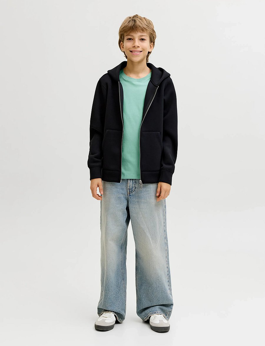 Jack & Jones - JJEORGANIC BASIC TEE SS O-NECK NOOS JNR - lühikeste varrukatega t-särgid - mineral blue - 3