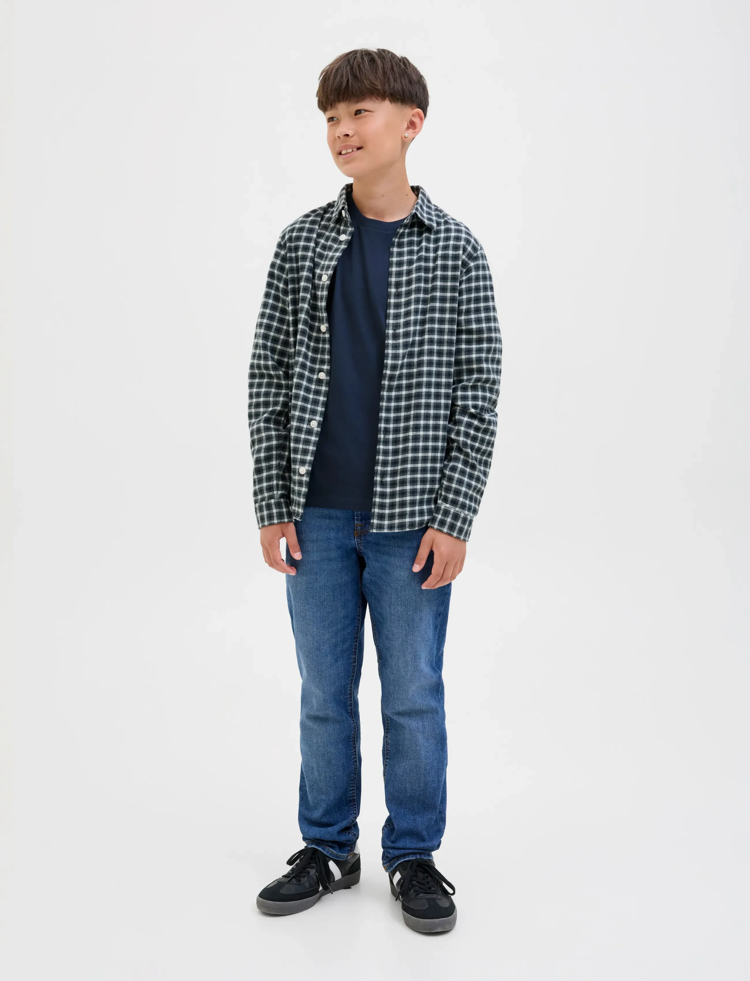 Jack & Jones - JJEORGANIC BASIC TEE SS O-NECK NOOS JNR - kurzärmelige - navy blazer - 4