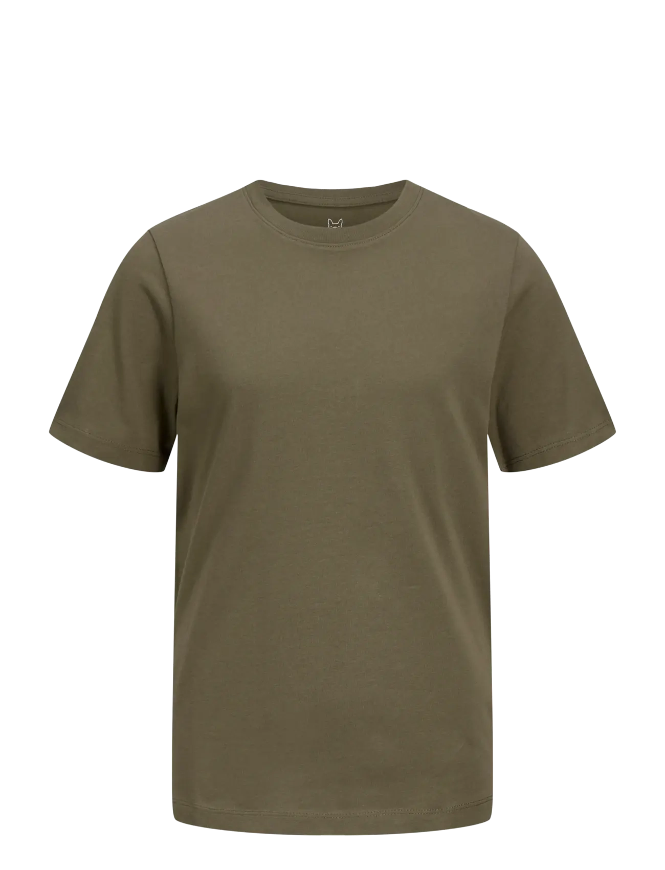 Jack & Jones JJEORGANIC BASIC TEE SS O-NECK NOOS JNR - T-shirts - OLIVE NIGHT / green
