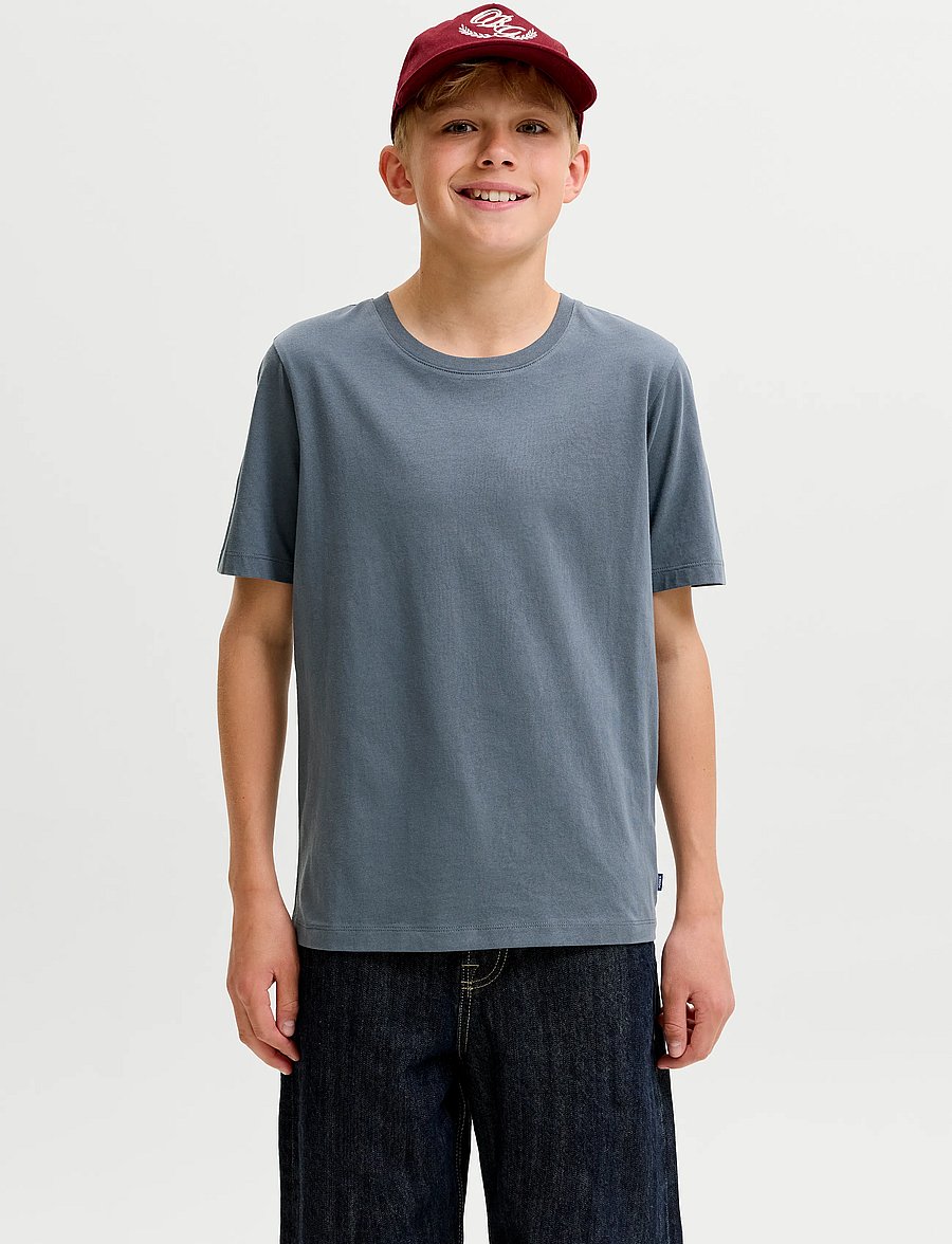 Jack & Jones - JJEORGANIC BASIC TEE SS O-NECK NOOS JNR - kortærmede t-shirts - turbulence - 0