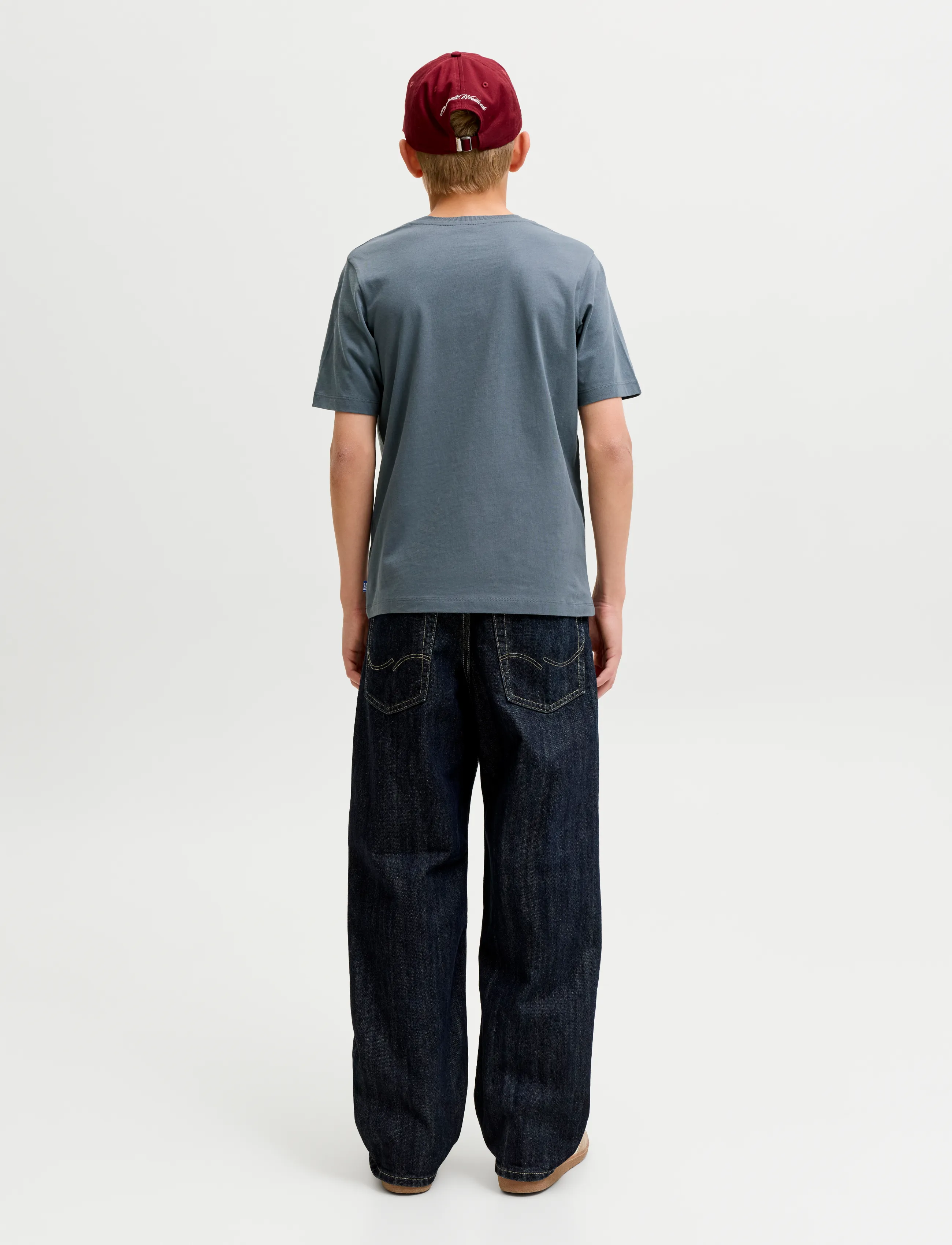 Jack & Jones - JJEORGANIC BASIC TEE SS O-NECK NOOS JNR - lühikeste varrukatega t-särgid - turbulence - 2