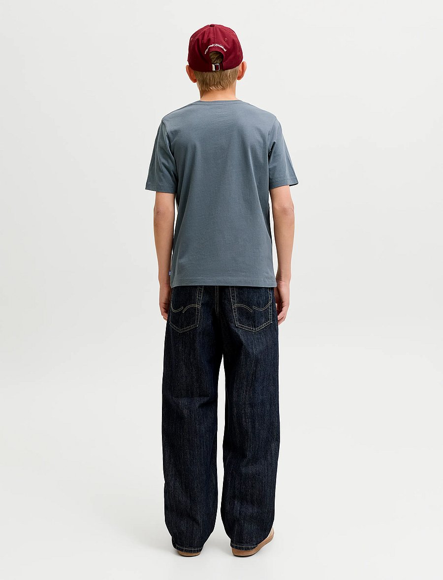 Jack & Jones - JJEORGANIC BASIC TEE SS O-NECK NOOS JNR - kortærmede t-shirts - turbulence - 3