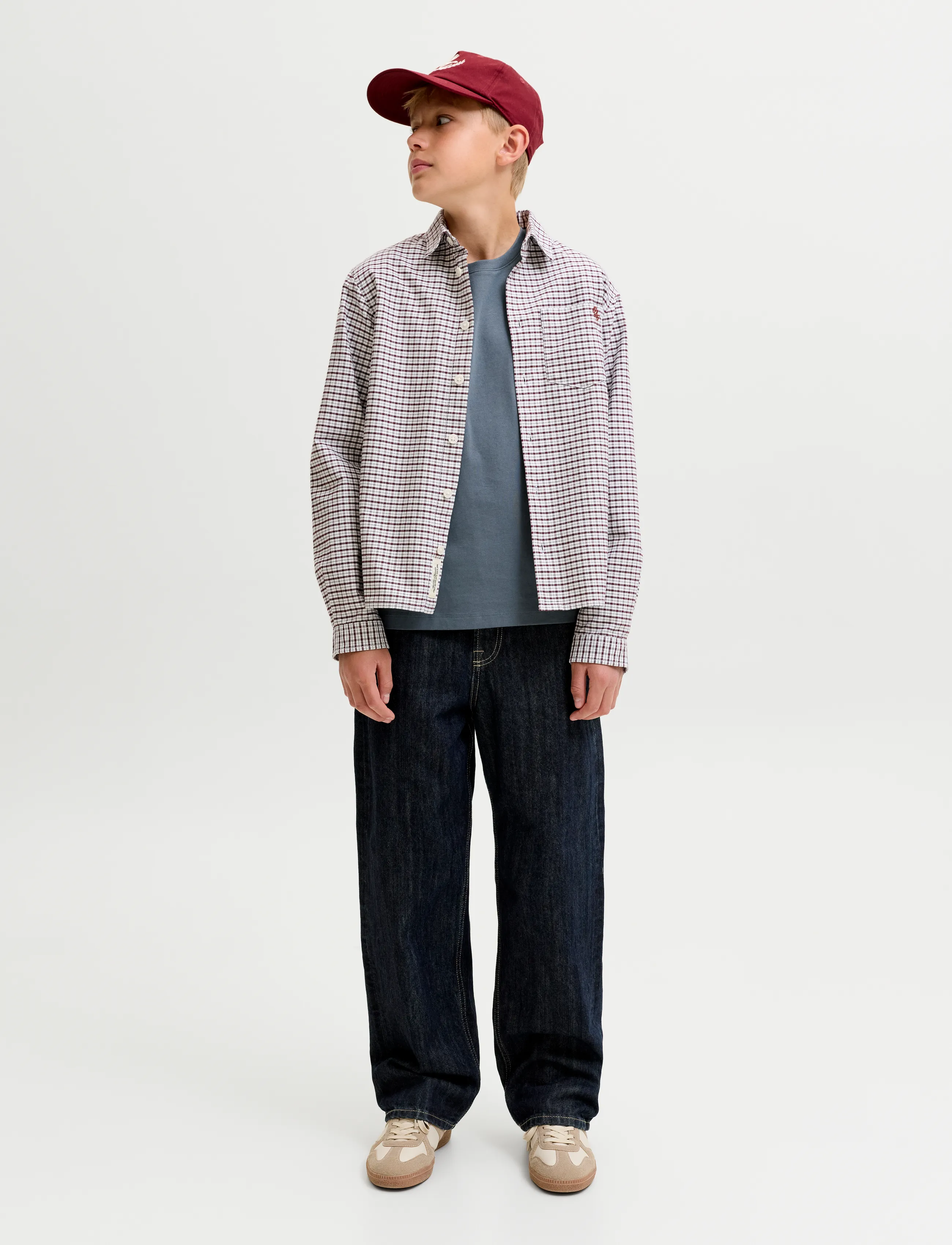 Jack & Jones - JJEORGANIC BASIC TEE SS O-NECK NOOS JNR - lühikeste varrukatega t-särgid - turbulence - 3