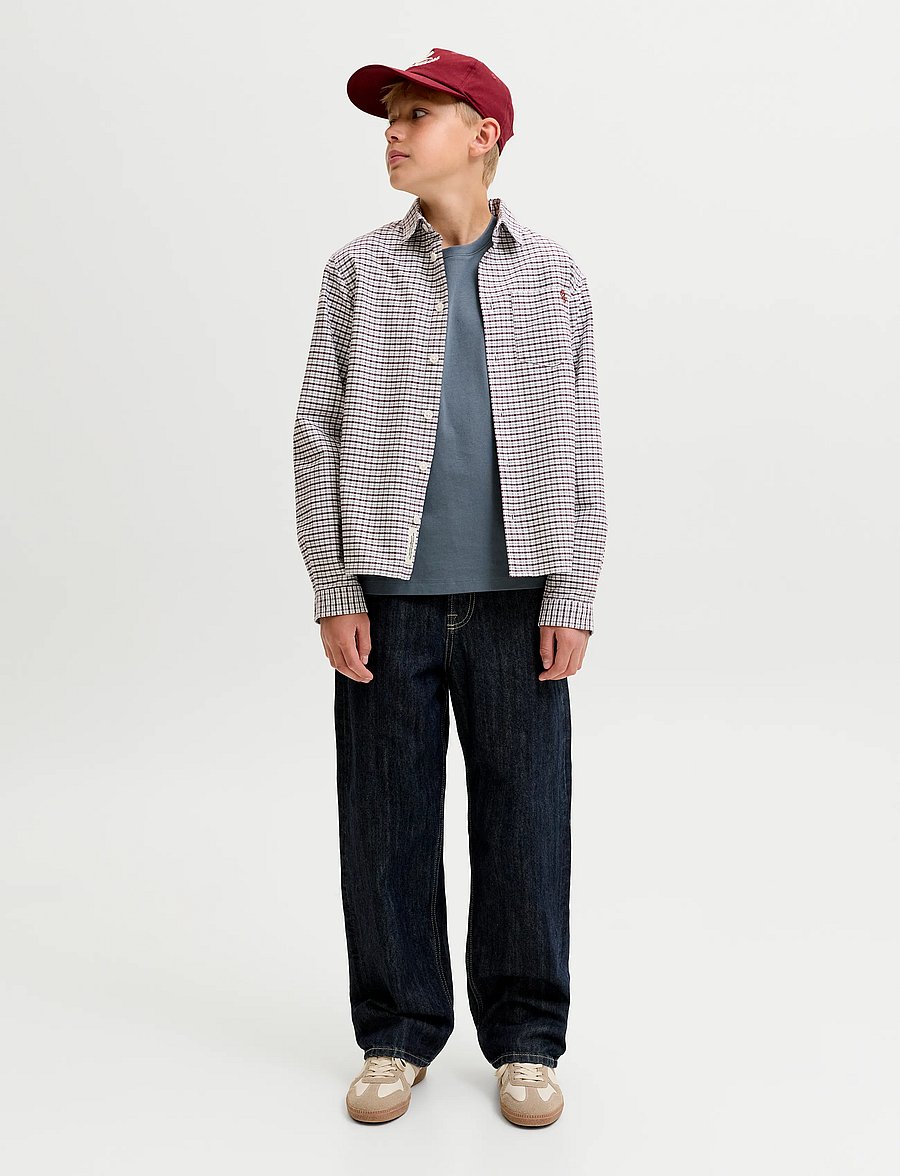 Jack & Jones - JJEORGANIC BASIC TEE SS O-NECK NOOS JNR - kortærmede t-shirts - turbulence - 4