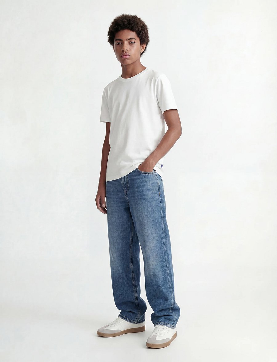 Jack & Jones - JJEORGANIC BASIC TEE SS O-NECK NOOS JNR - kurzärmelige - white - 4