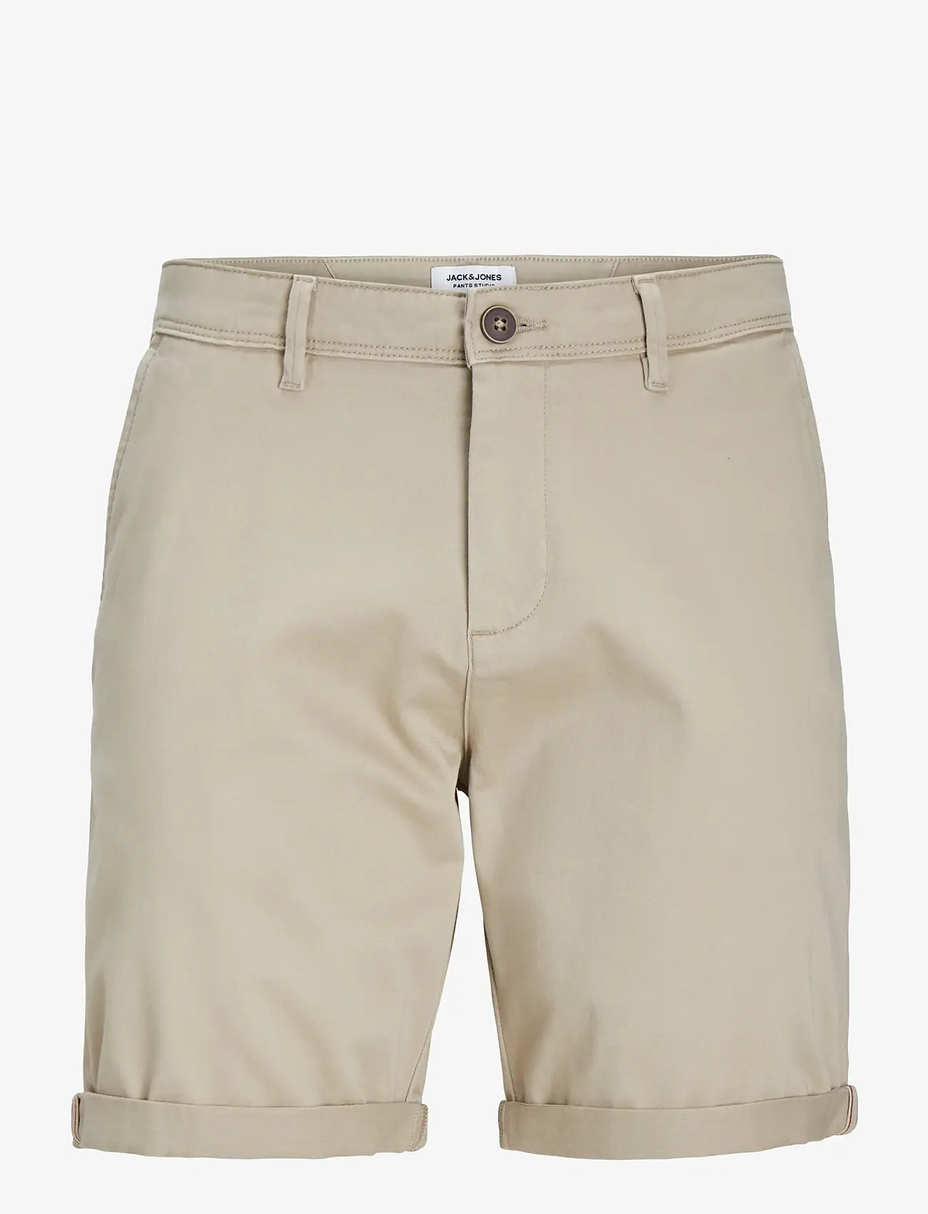 Jack & Jones - JPSTBOWIE JJSHORTS SOLID SN JNR - chino lühikesed püksid - crockery - 1