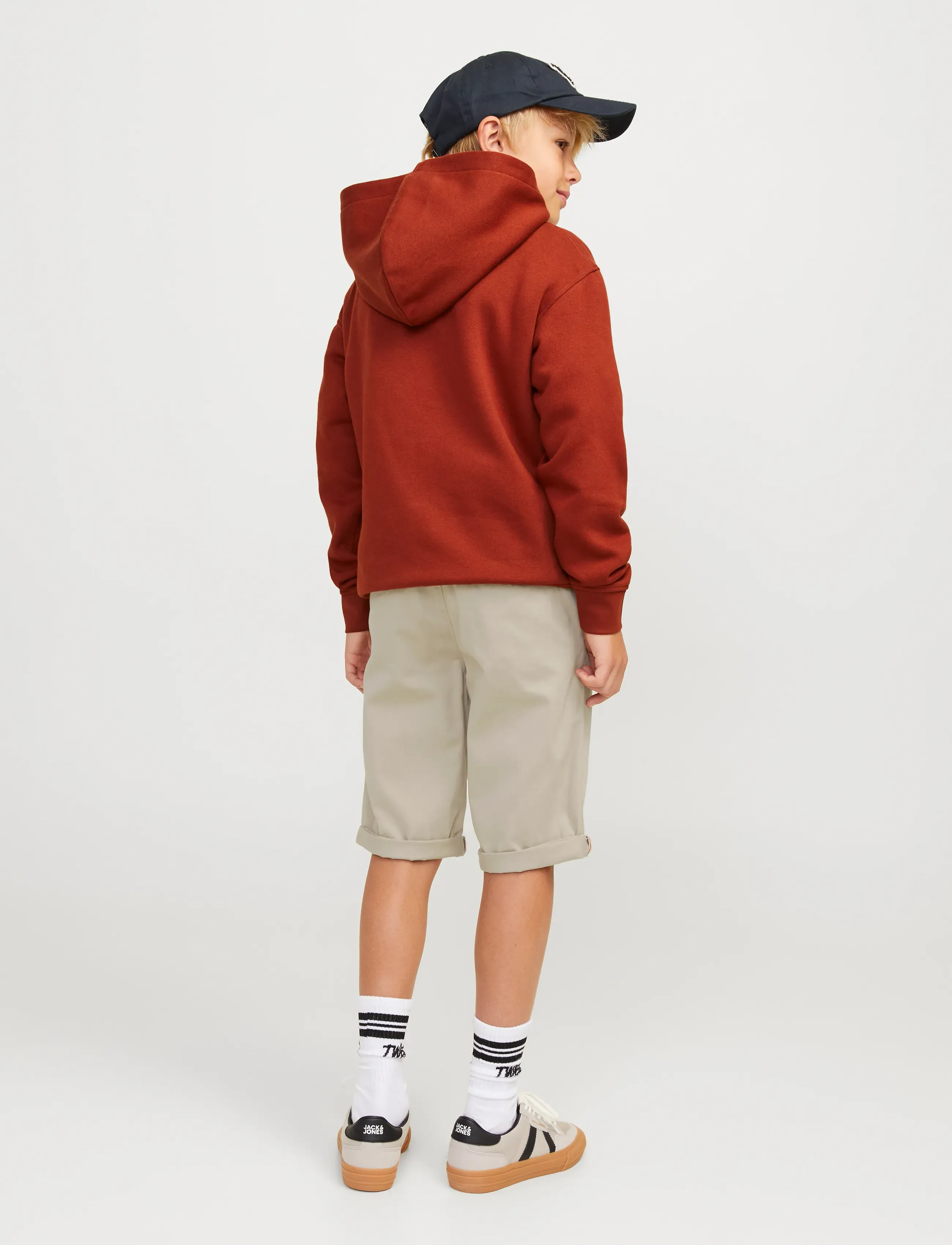 Jack & Jones - JPSTBOWIE JJSHORTS SOLID SN JNR - chino-shortsit - crockery - 2
