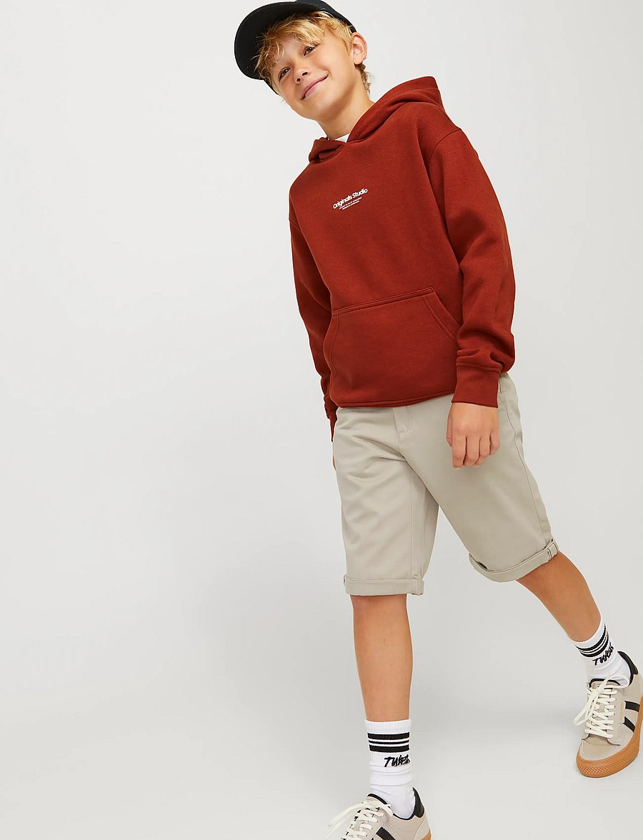 Jack & Jones - JPSTBOWIE JJSHORTS SOLID SN JNR - chino shorts - crockery - 4