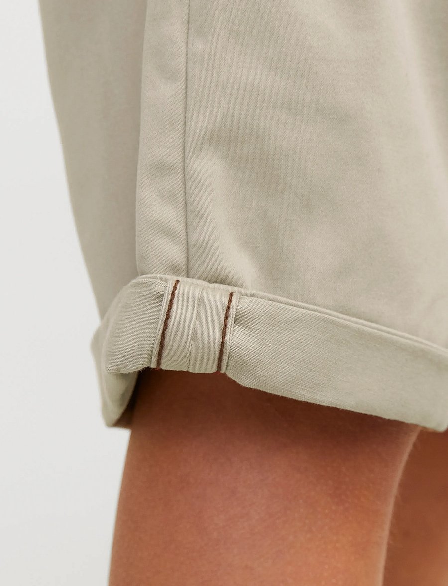 Jack & Jones - JPSTBOWIE JJSHORTS SOLID SN JNR - chino shorts - crockery - 5