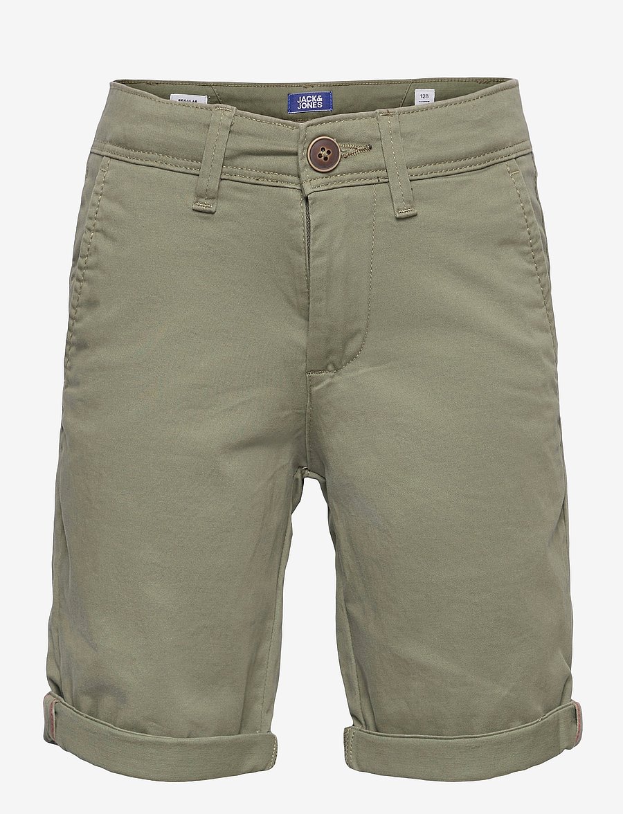 Jack & Jones - JPSTBOWIE JJSHORTS SOLID SN JNR - lühikesed chino-püksid - deep lichen green - 1