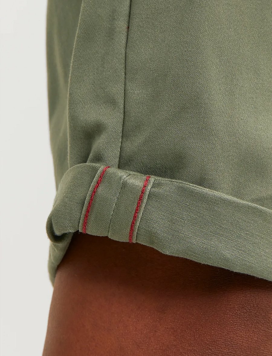 Jack & Jones - JPSTBOWIE JJSHORTS SOLID SN JNR - lühikesed chino-püksid - deep lichen green - 5