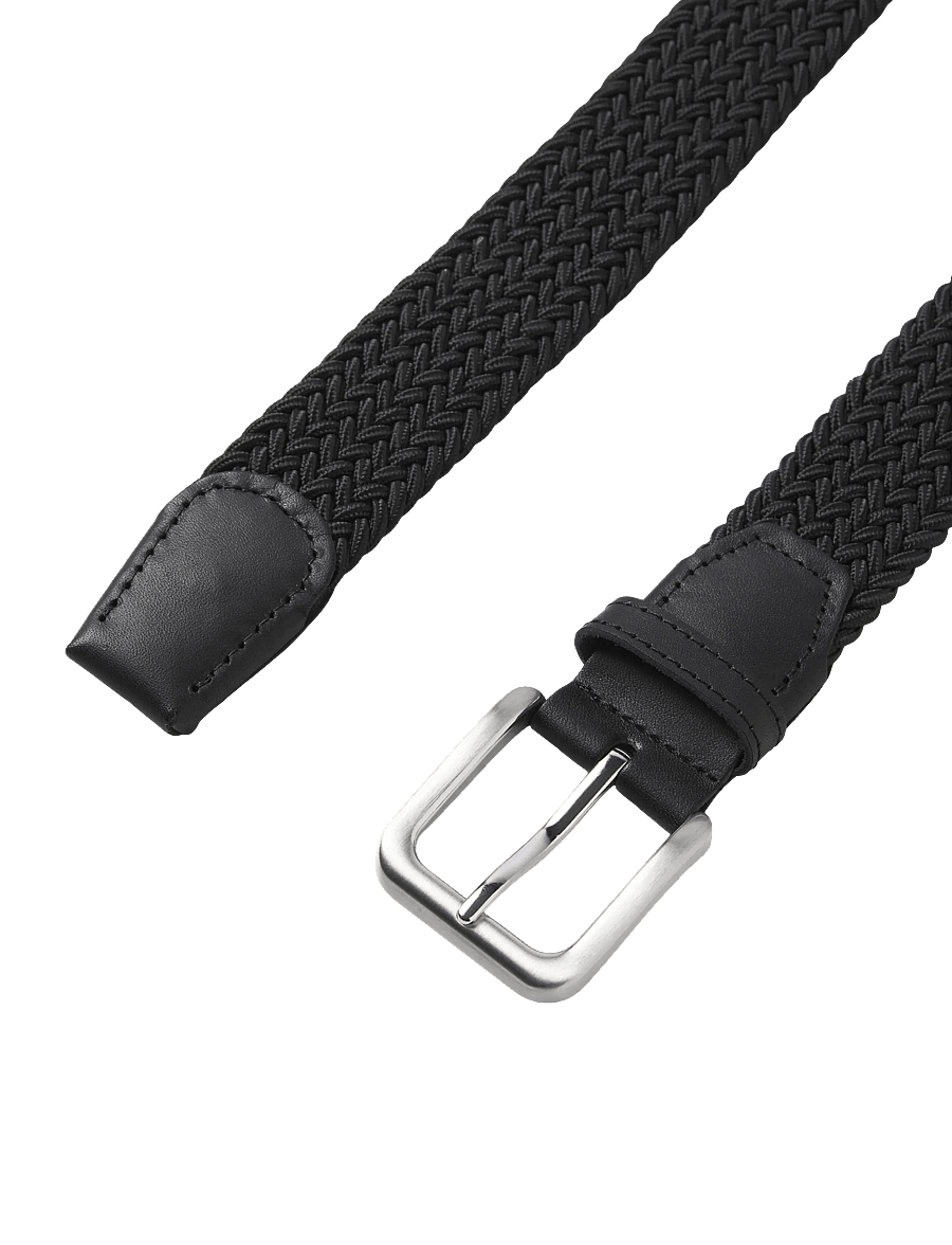 Jack & Jones - JACSPRING WOVEN BELT JNR - gürtel - black - 3