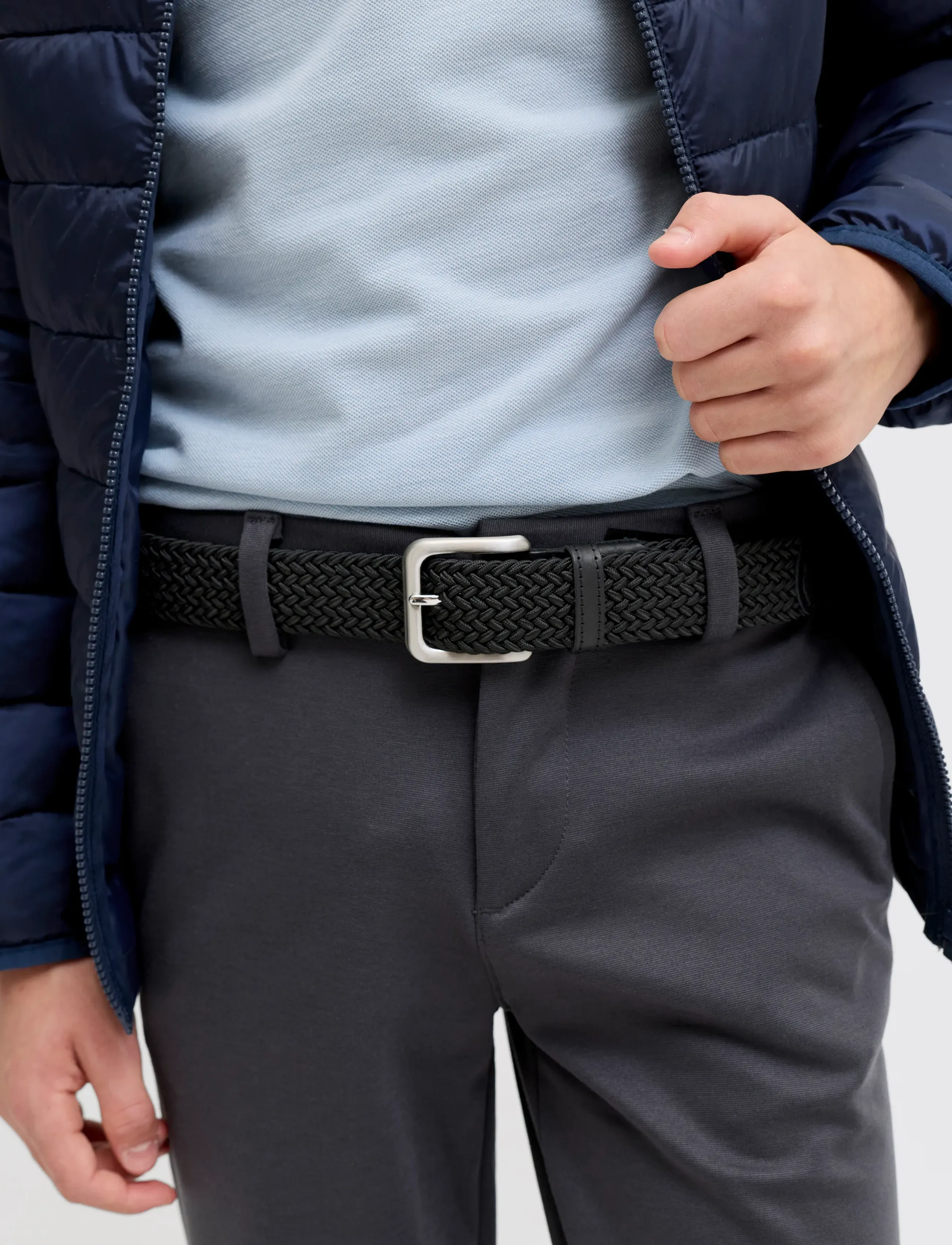 Jack & Jones - JACSPRING WOVEN BELT JNR - black - 5