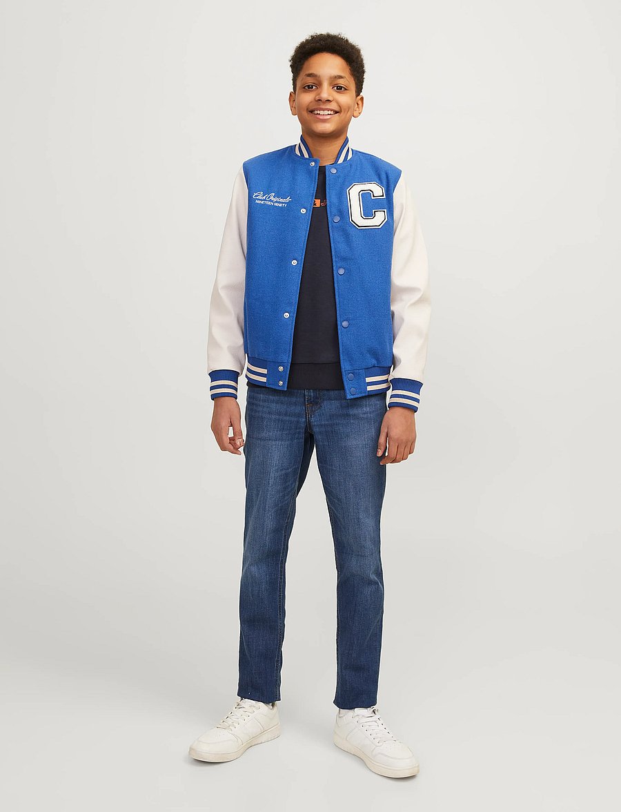 Jack & Jones - JJIGLENN JJORIGINAL CB 814 NOOS JNR - jeans skinny - blue denim - 0