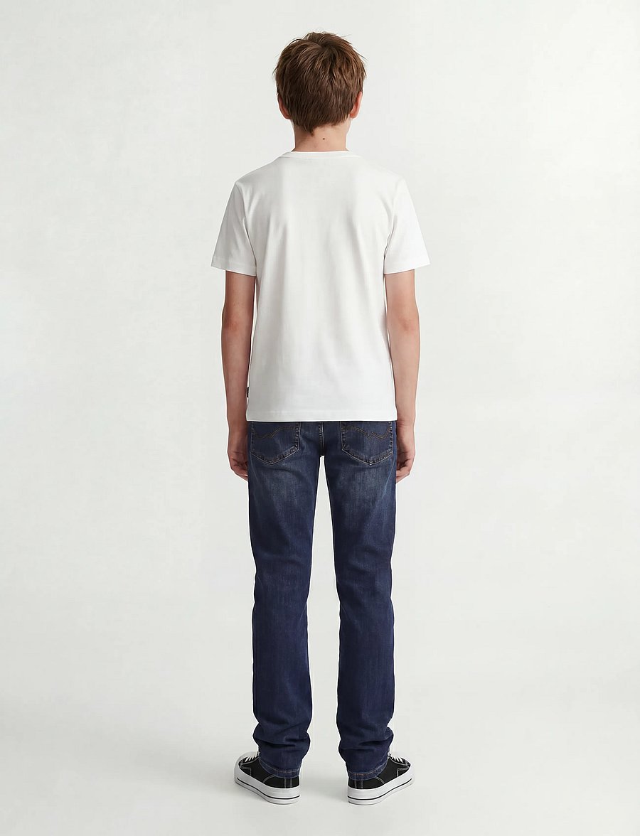 Jack & Jones - JJIGLENN JJORIGINAL CB 814 NOOS JNR - kitsad teksad - blue denim - 3