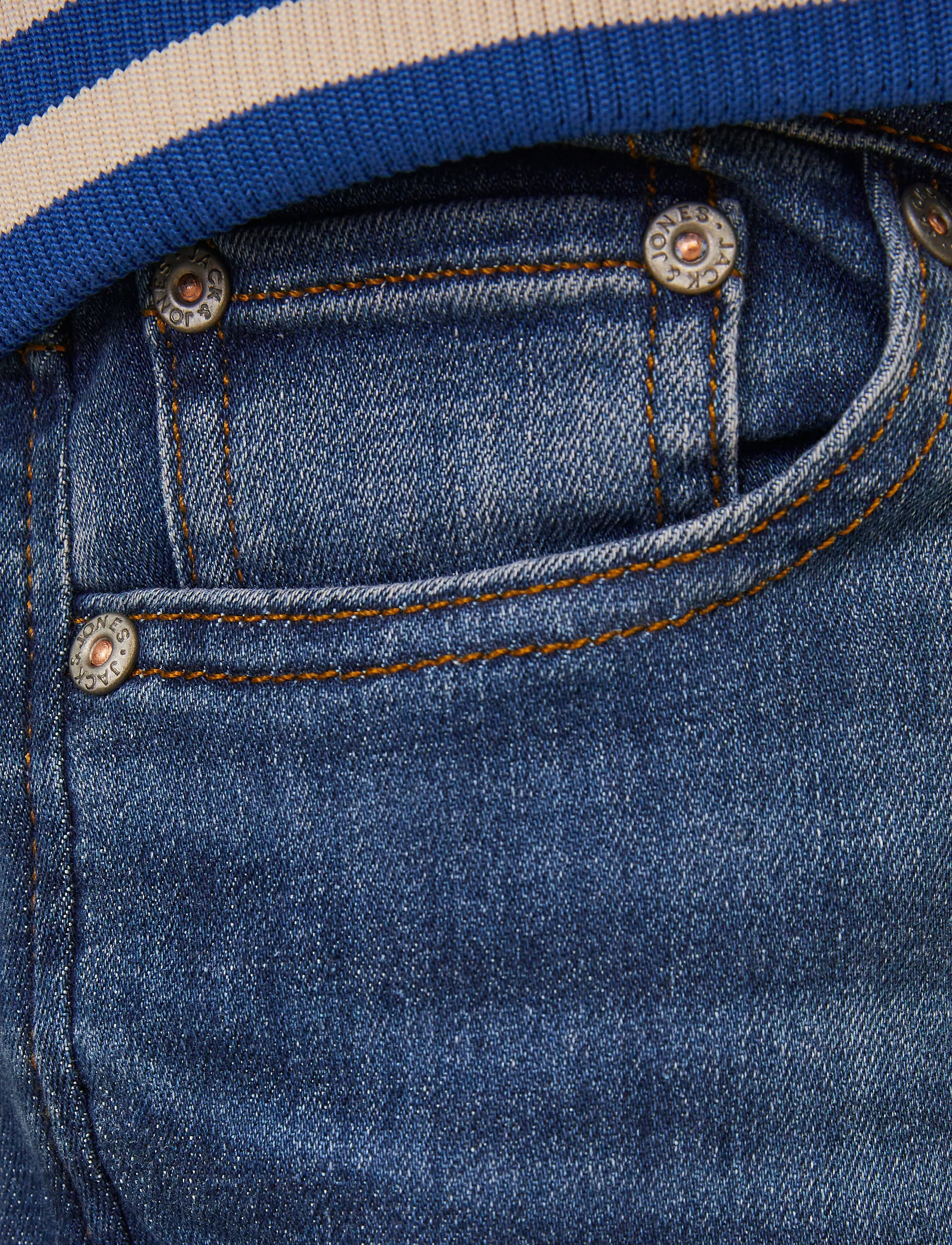 Jack & Jones - JJIGLENN JJORIGINAL CB 814 NOOS JNR - jeans skinny - blue denim - 4