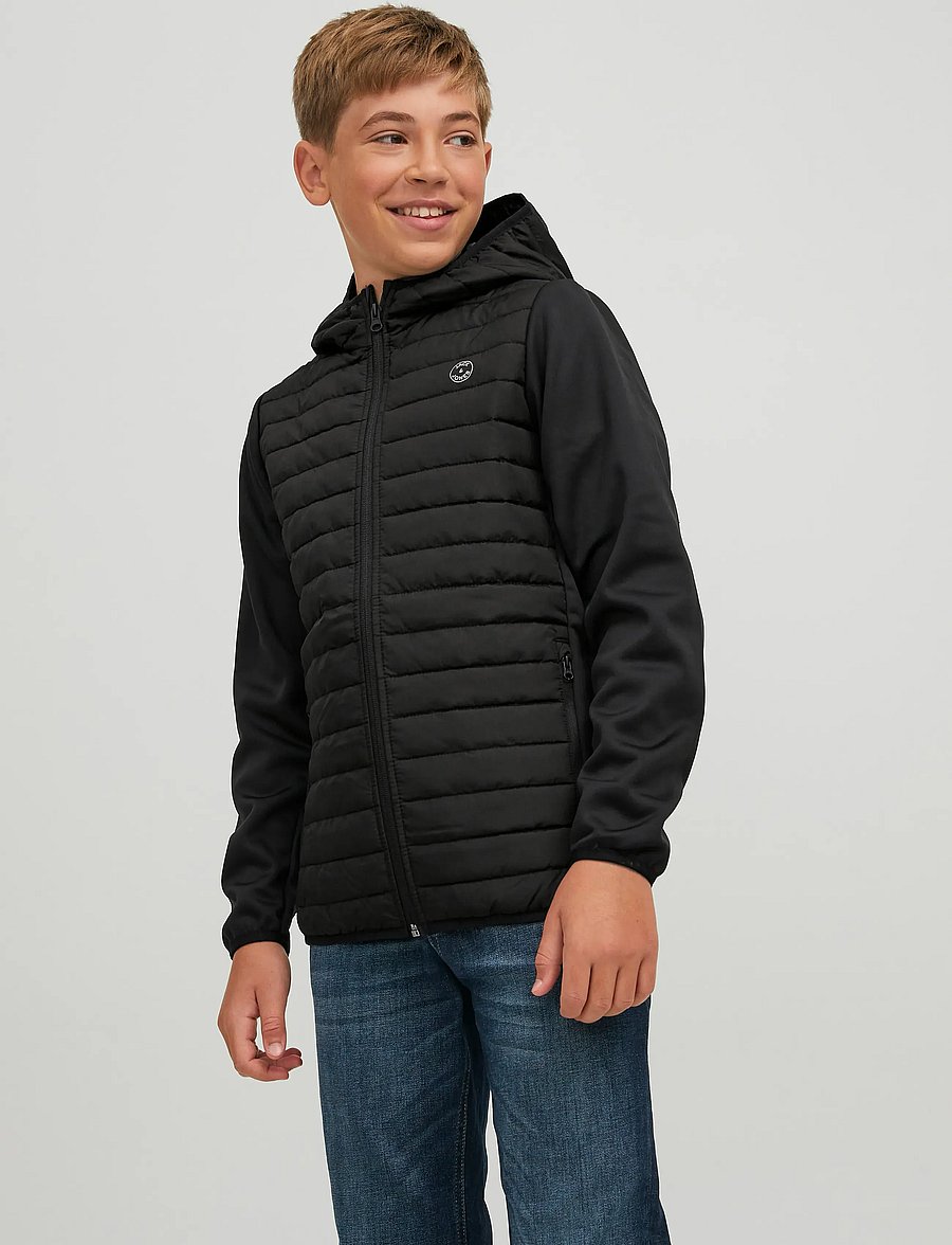 Jack & Jones - JJEMULTI QUILTED JACKET NOOS JNR - quilted jassen - black - 0