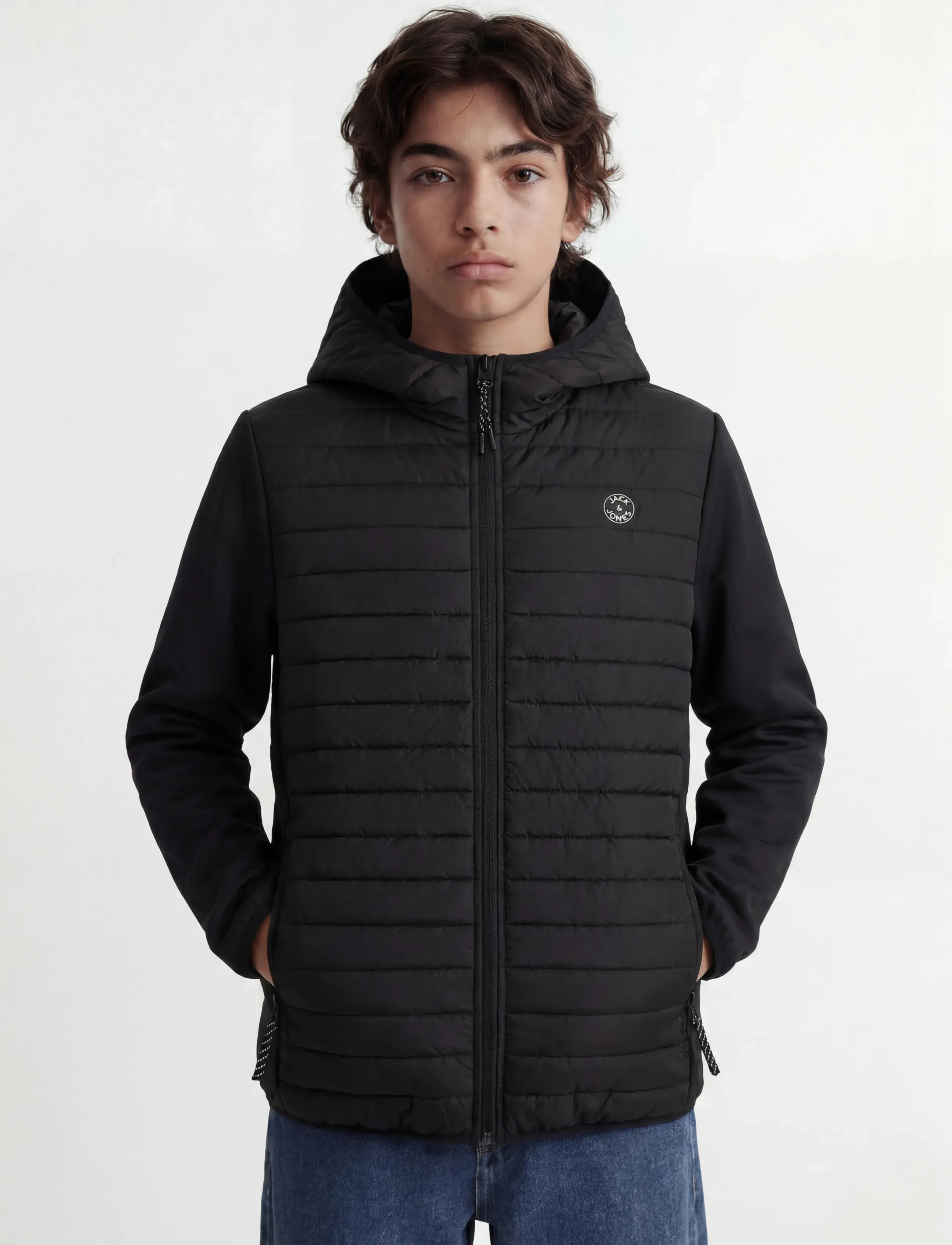 Jack & Jones - JJEMULTI QUILTED JACKET NOOS JNR - quiltede jakker - black - 0