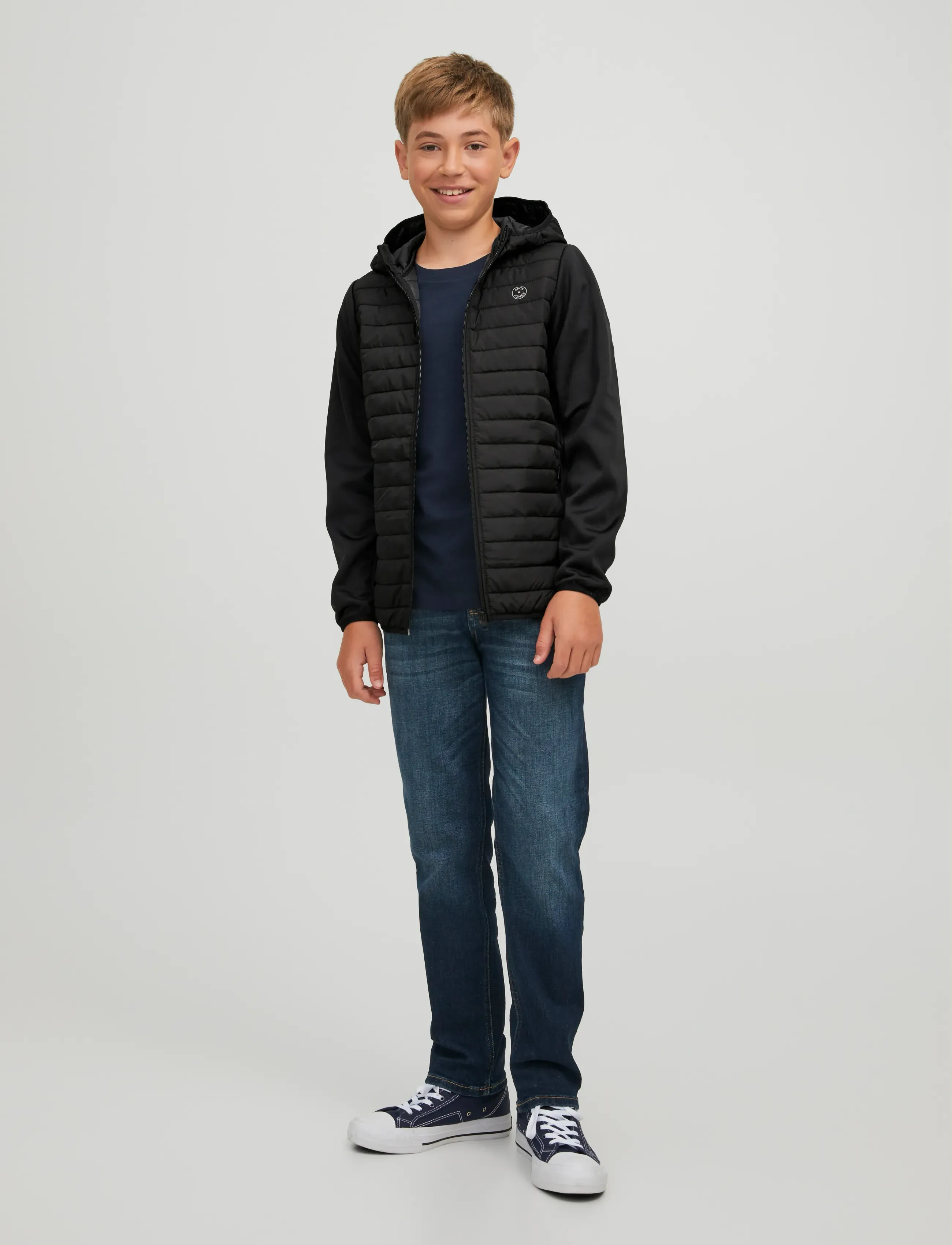 Jack & Jones - JJEMULTI QUILTED JACKET NOOS JNR - quilted jassen - black - 4