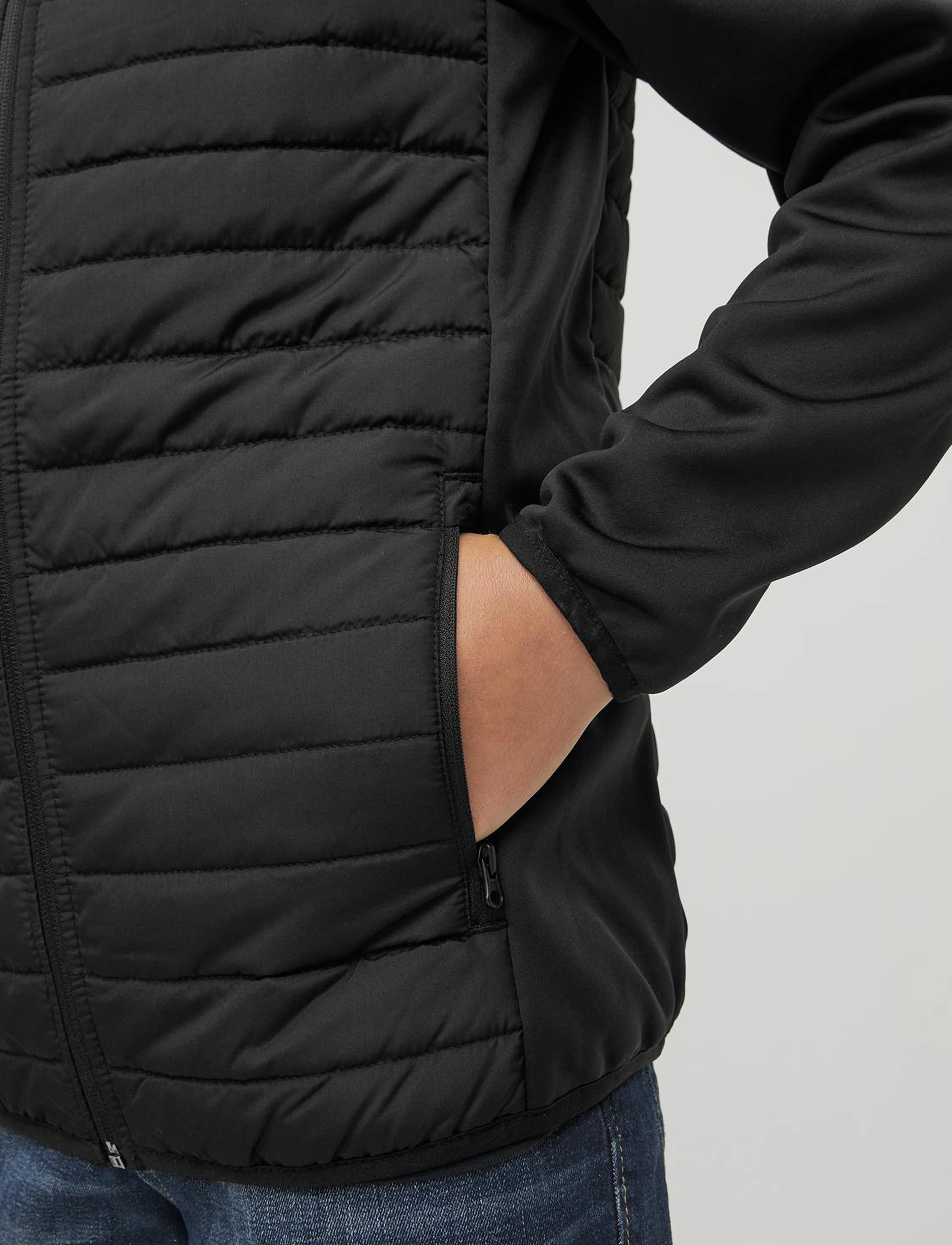 Jack & Jones - JJEMULTI QUILTED JACKET NOOS JNR - quilted jassen - black - 5